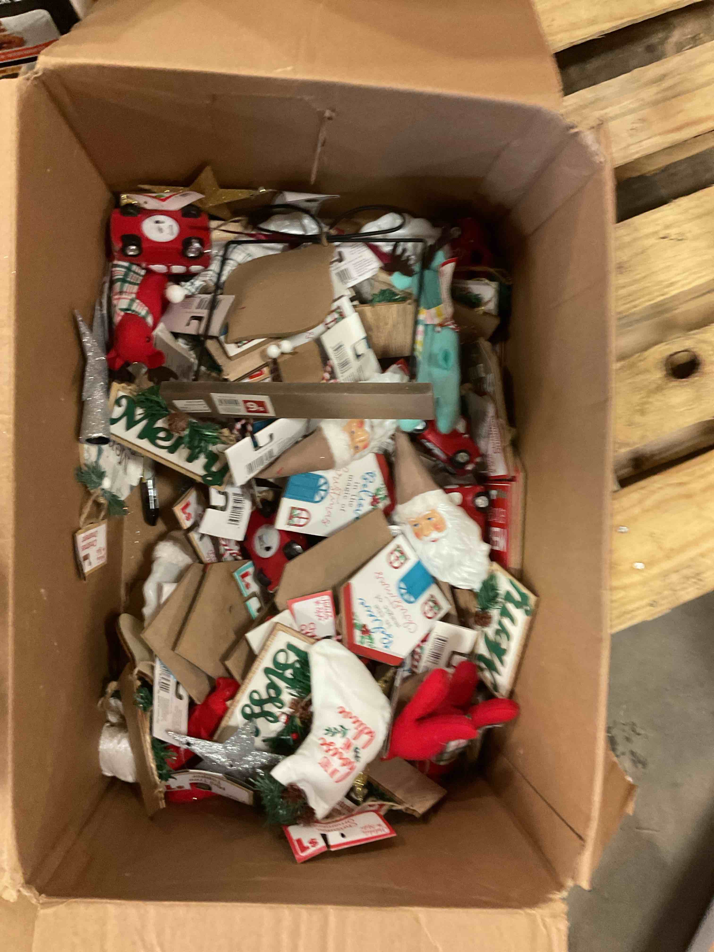 Assortment of Christmas Decor and Ornaments 