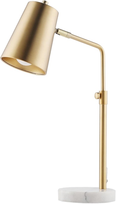 Marble Base Table Lamp Gold