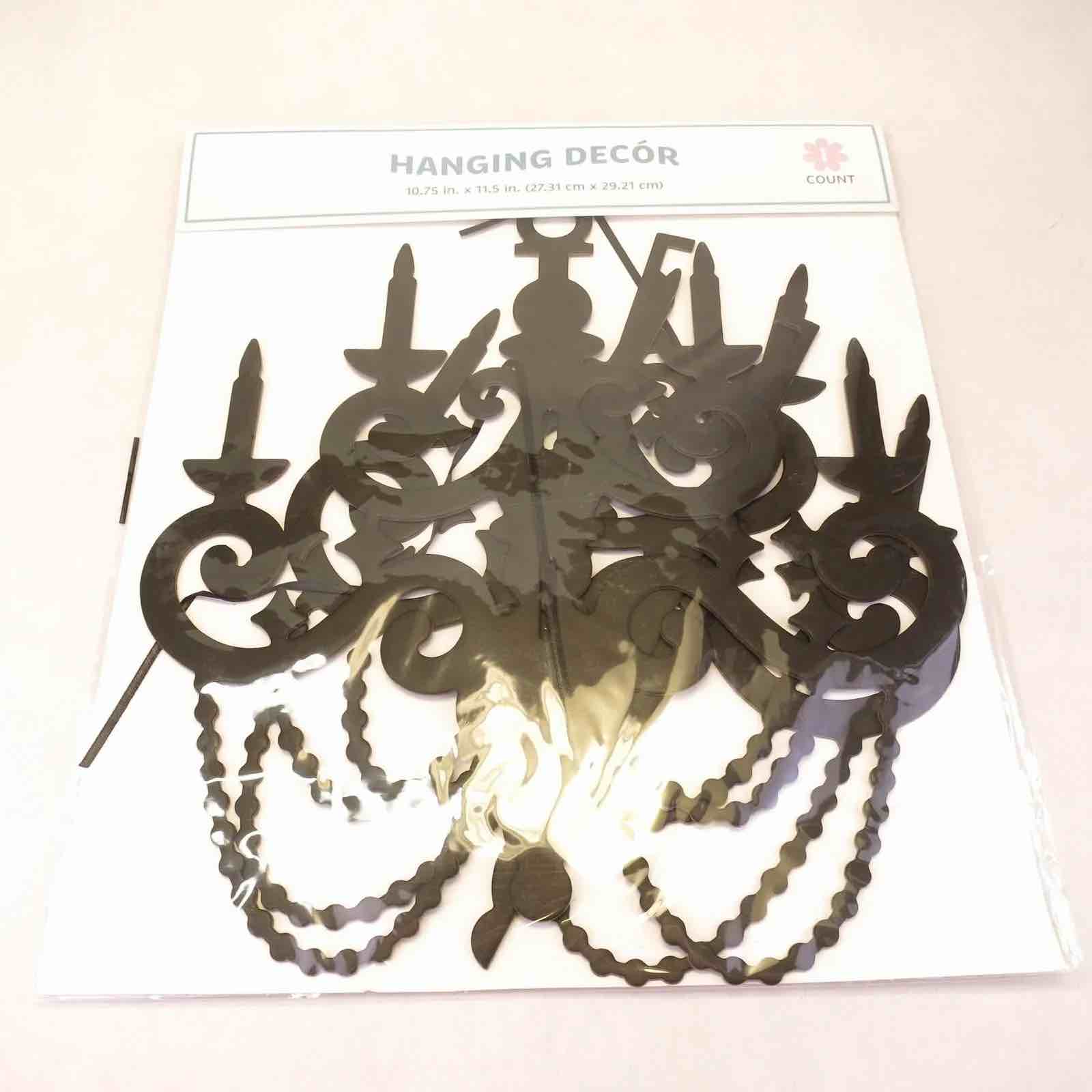 Black Chandelier Hanging Decor Bullseye Playground 