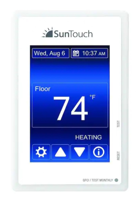 SunStat Command Programmable Radiant Floor Heating Thermostat