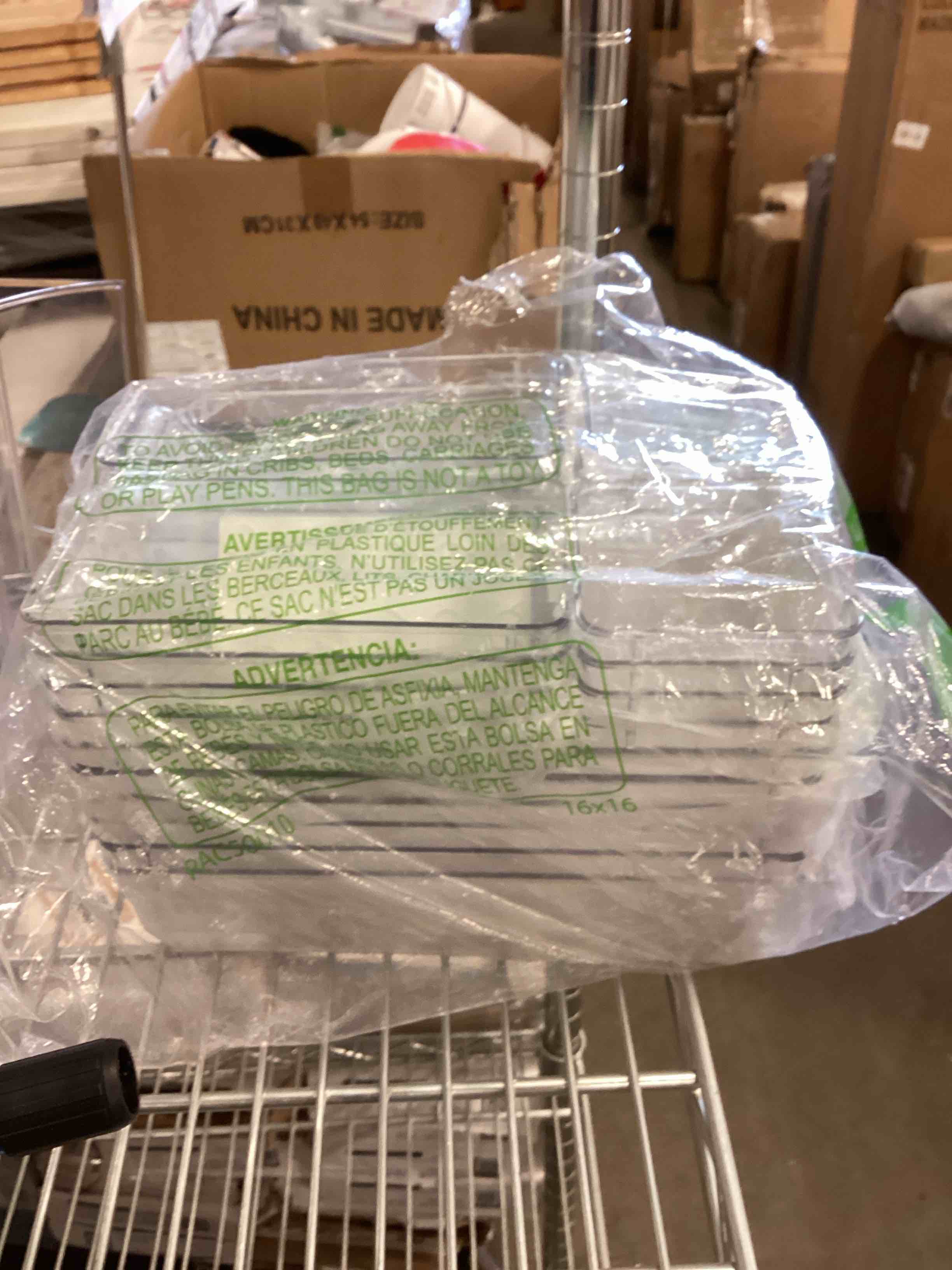 Assortd Acrilyc Storage bins 