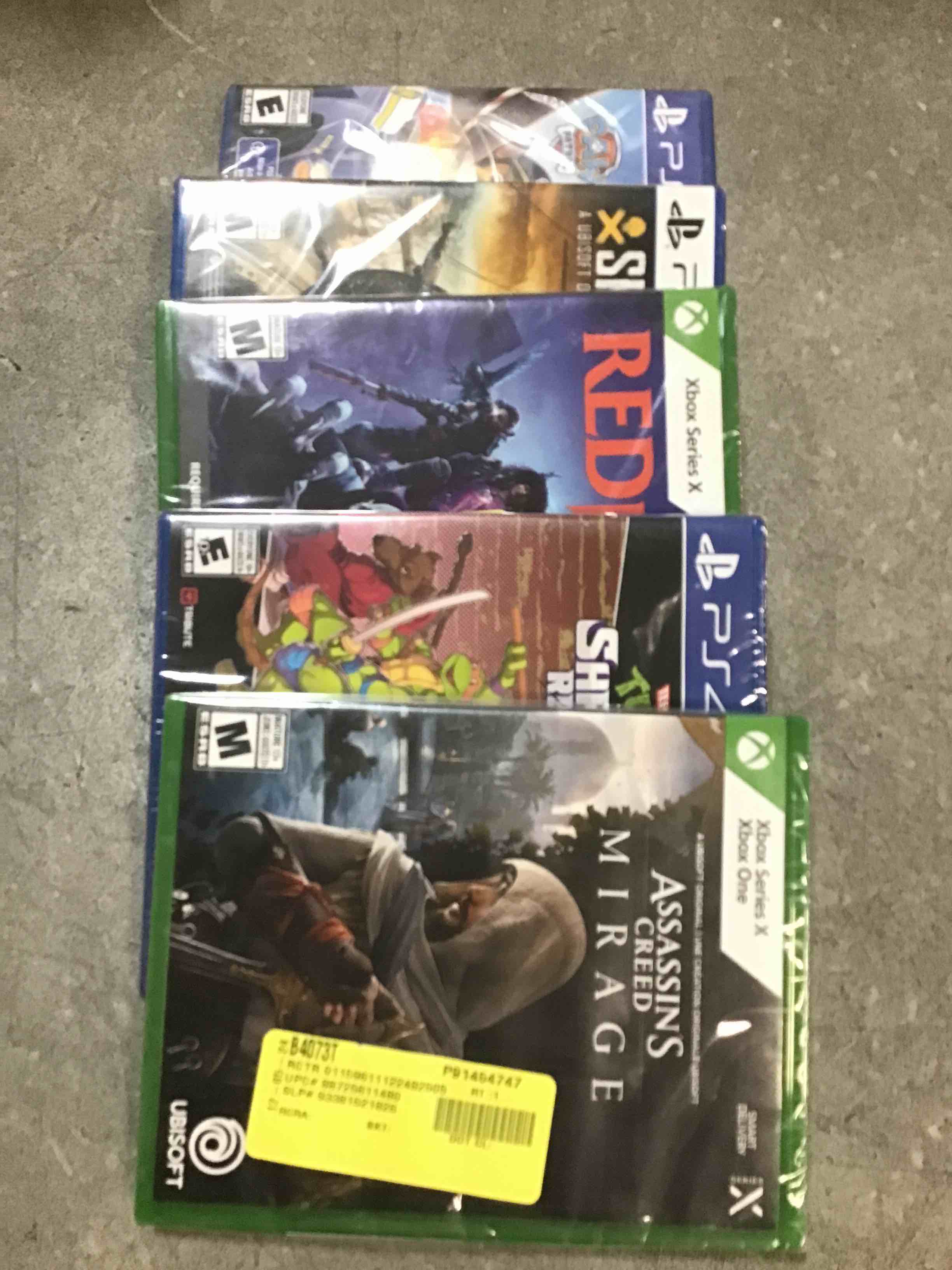 Video game assortment pack of 5 