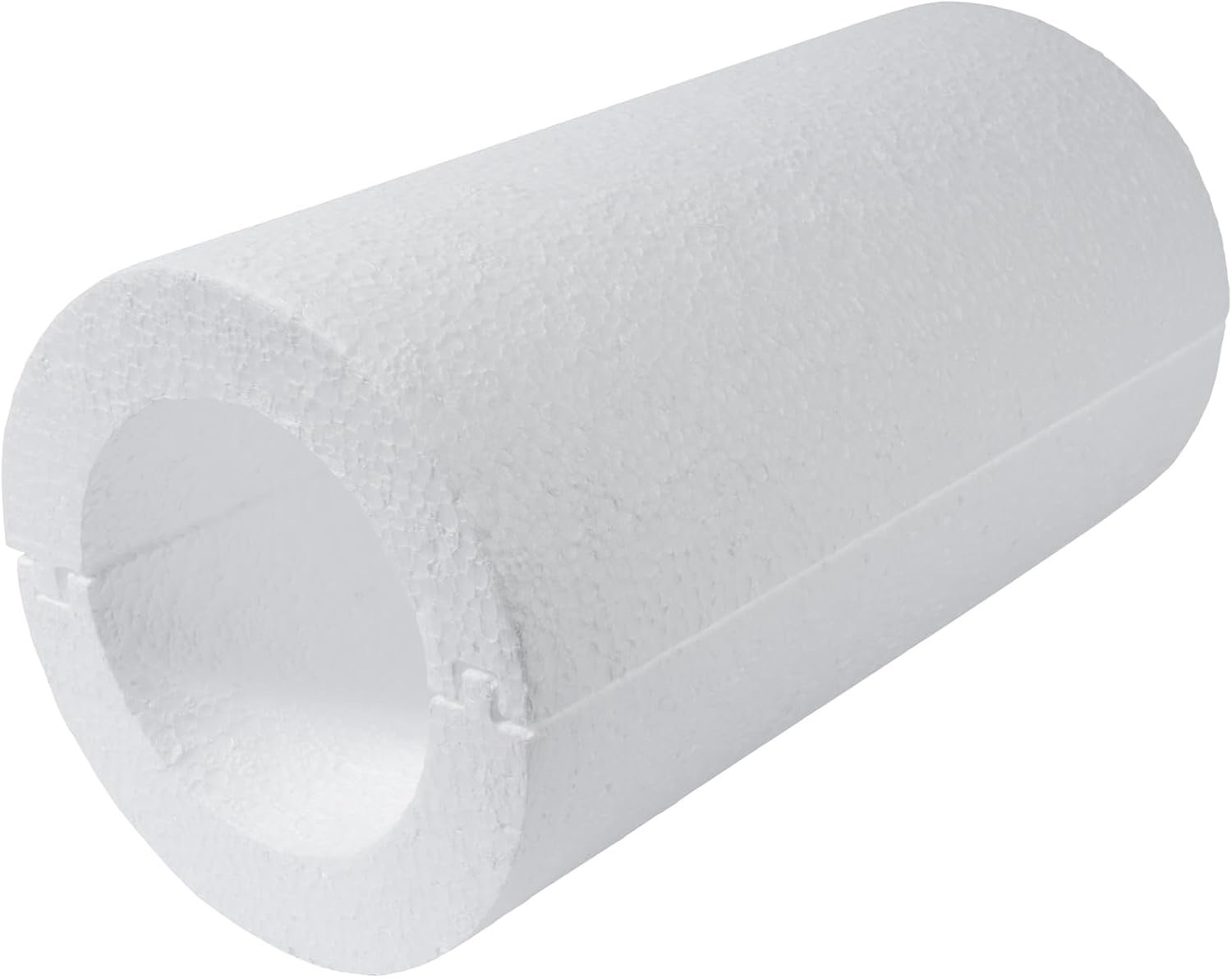 Repa Market 4 Inch Polystyrene Insulation Shells - 11.81" Inch Long Duct - Ventilation Pipe Heat and Sound Isolation - Shape Retaining Wall Duct Protection - Recuperator Sleeve