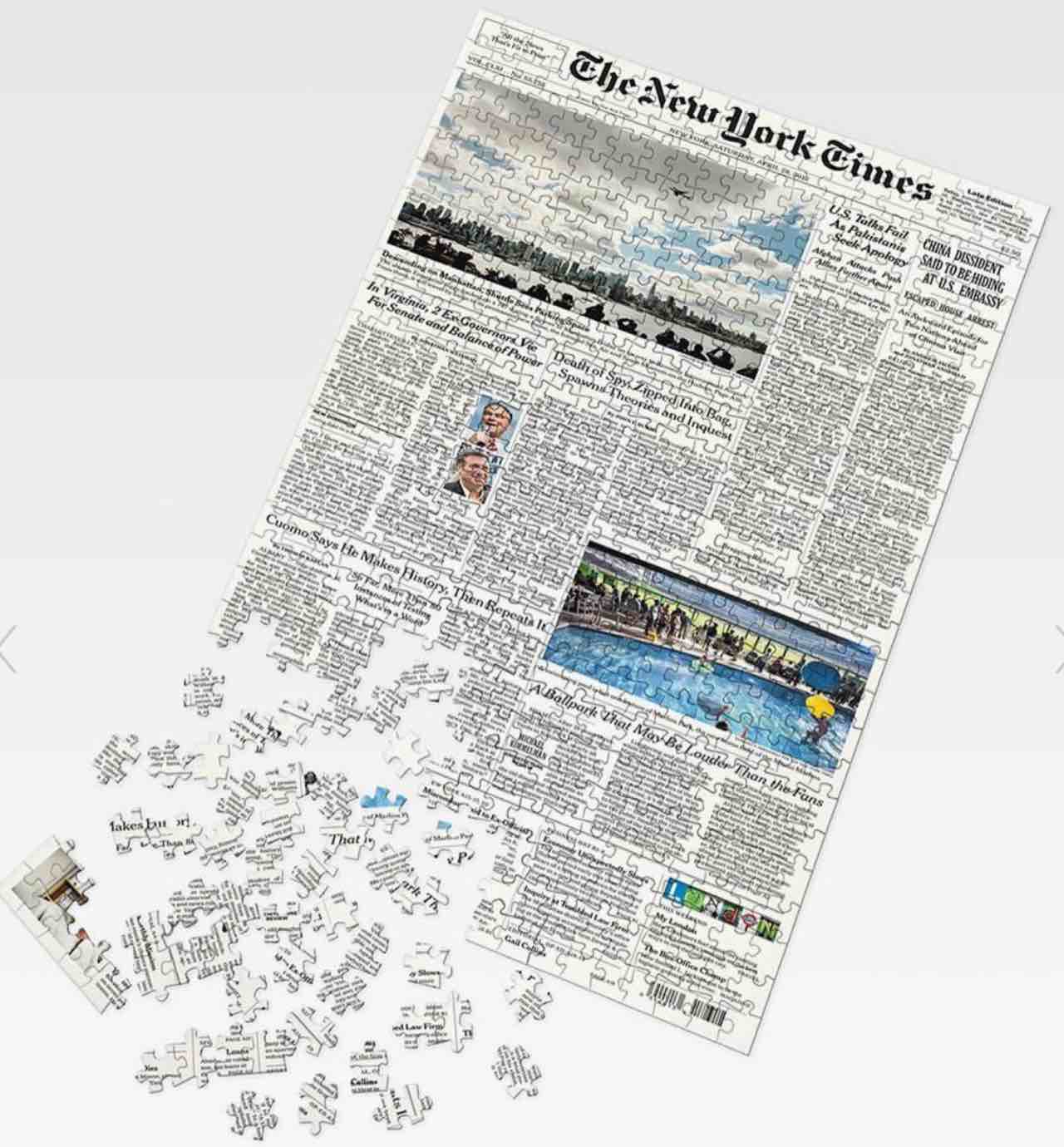 The New York Times Jigsaw Puzzle Of Your Birth Date (500 Piece)