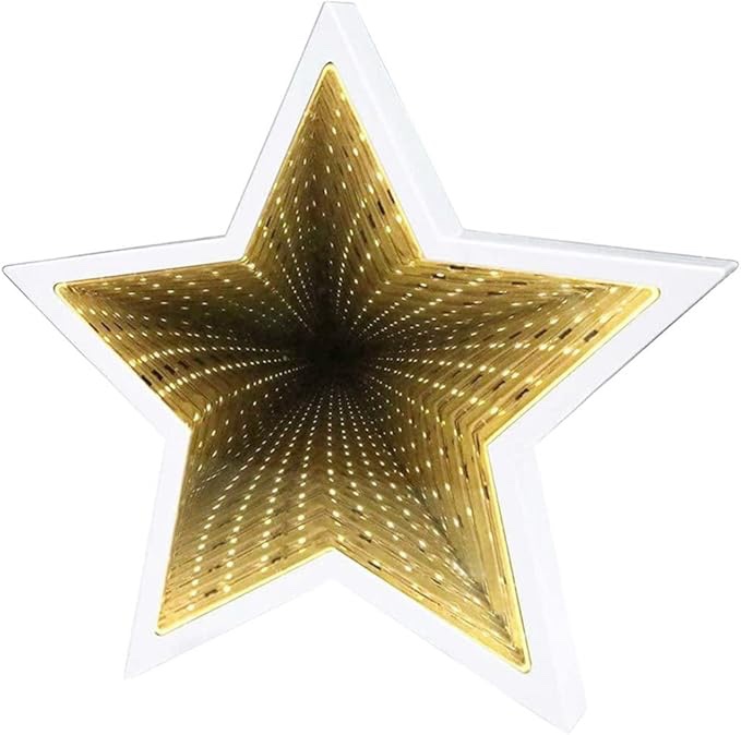 Led Lighting Sensory Mirror Mirror Tunnel Lamp Led Star Shape Tunnel Light 3D Visual Light for Party