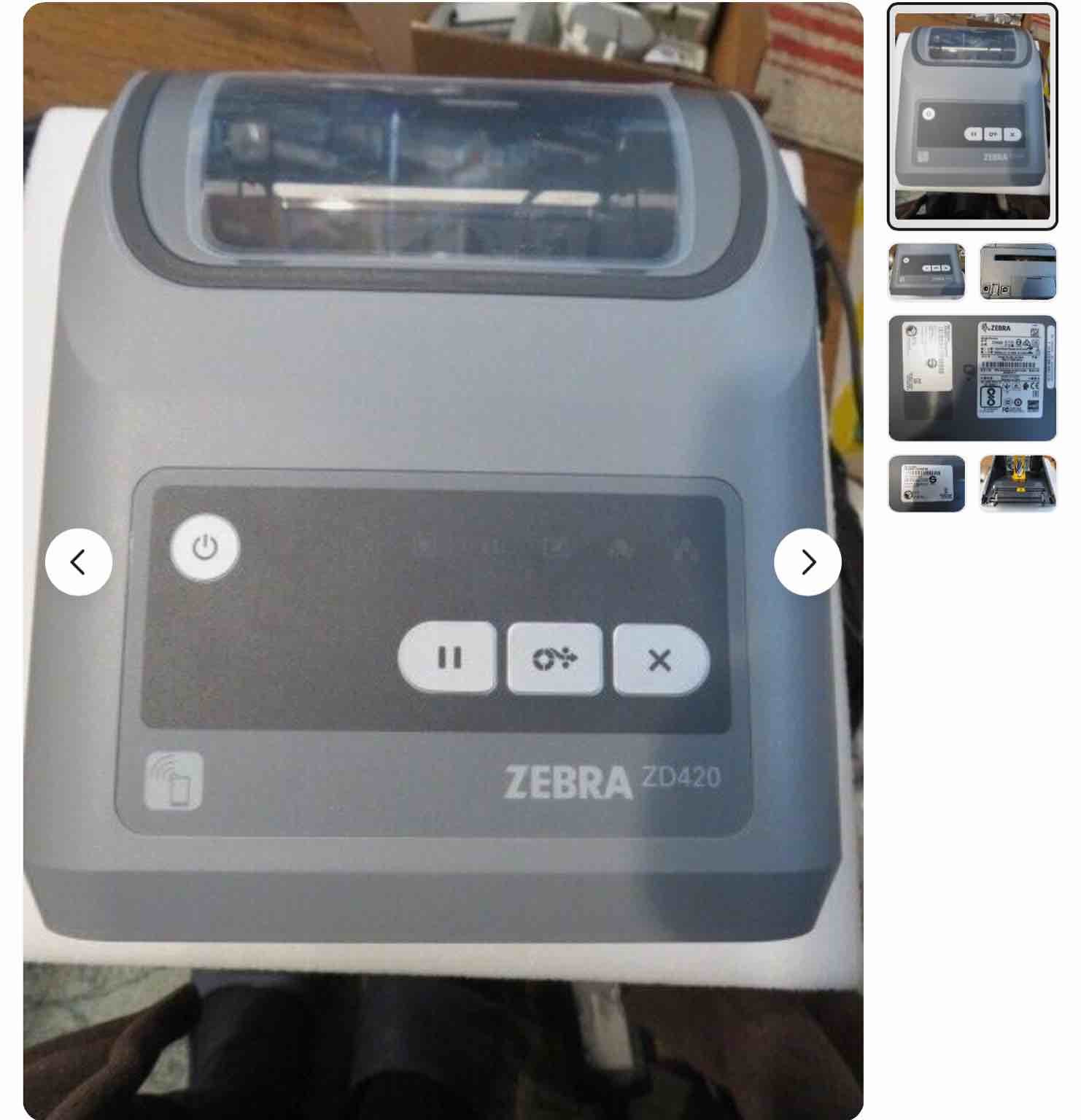 Zebra ZD420 transfer Printer wifi and bluetooth ZD42042-C01W01EZ 203dpi