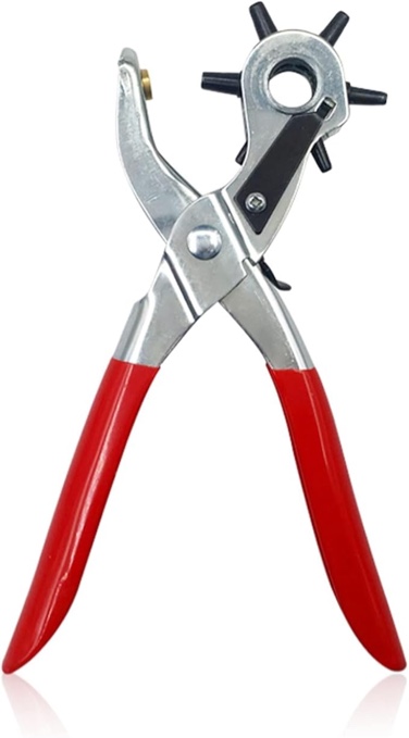 XENITE Pliers,Crimping Pliers Wire and Cable Cutters Plier Eyelet Puncher Revolve Sewing Machine Bag Setter Tool Watchband Strap Household Leathercraft Pliers