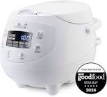 YumAsia Panda Mini Rice Cooker With Ninja Ceramic Bowl and Advanced Fuzzy Logic (3.5 cup, 0.63 litre) 4 Rice Cooking Functions, 4 Multicooker functions, Motouch LED display - 120V (Arctic White)