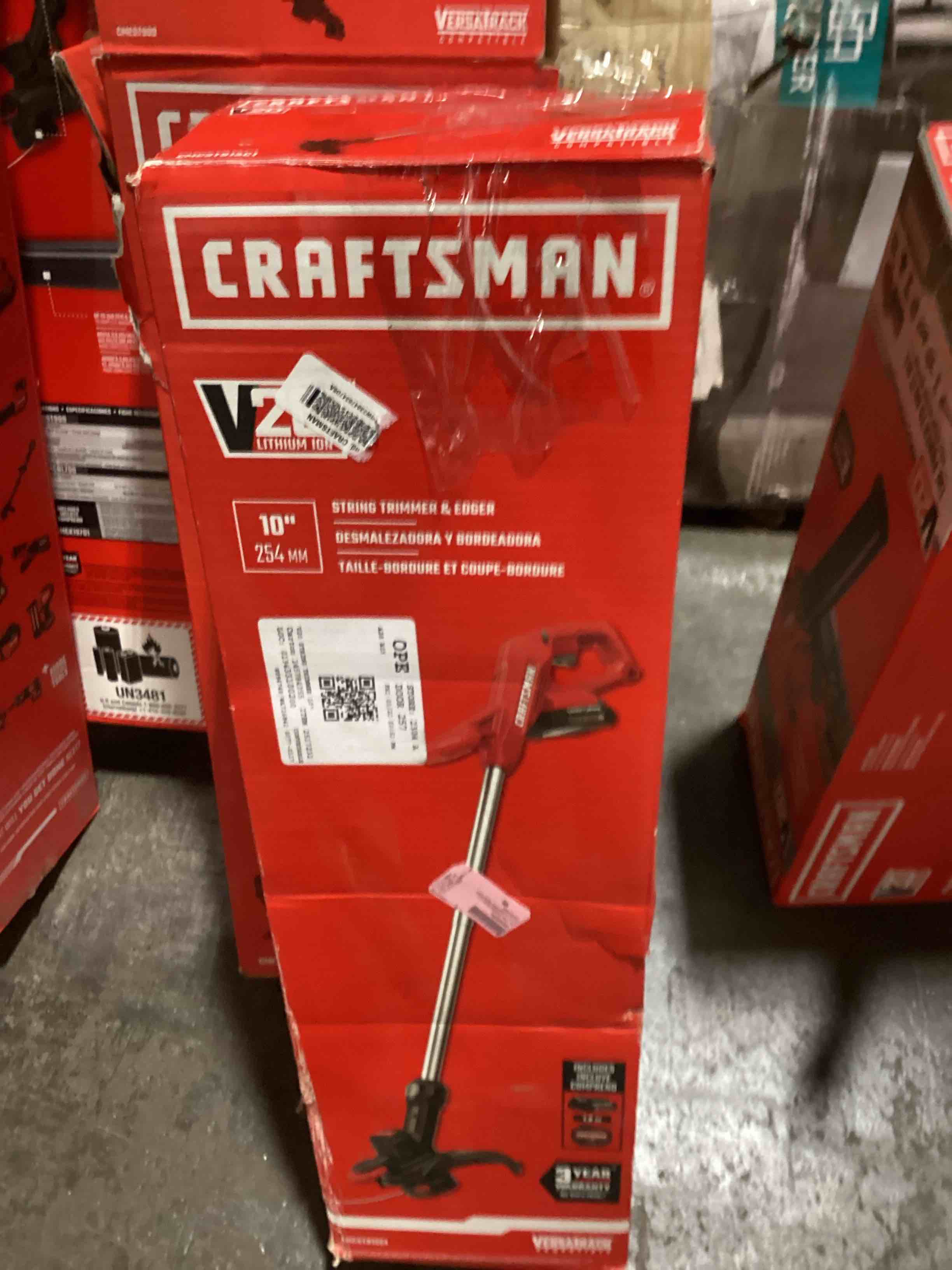 CRAFTSMAN CMCST915C1 V20* Cordless 10 in. WEEDWACKER® String Trimmer and Edger Kit