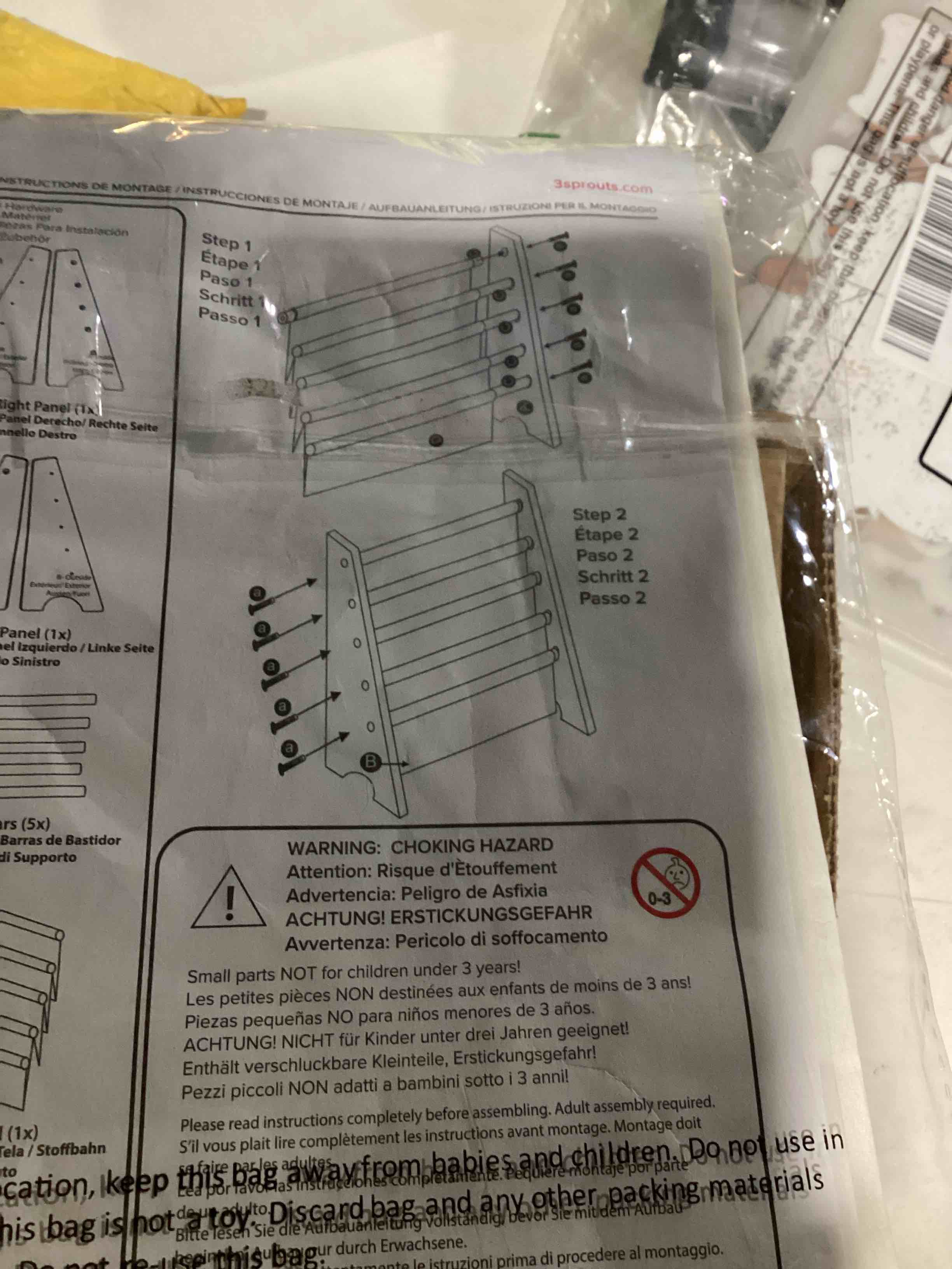 Three sprouts replacement covers for shelf