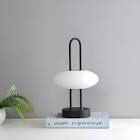 Rechargeable Black Led Table Lamp - Dimmable Touch Control For Bar, Cafe, Restaurant, Home, And Bedroom
