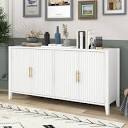 Condola Modern 63.1" Sideboard, Storage Credenza, Buffet Cabinet, Dining Cabinet with Metal Handles