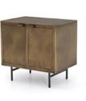 SUNBURST CABINET NIGHTSTAND 