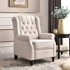 Sandee 32" Wide Classic Push Back Recliner with Tufted Back and Rivets, INCOMPLETE 