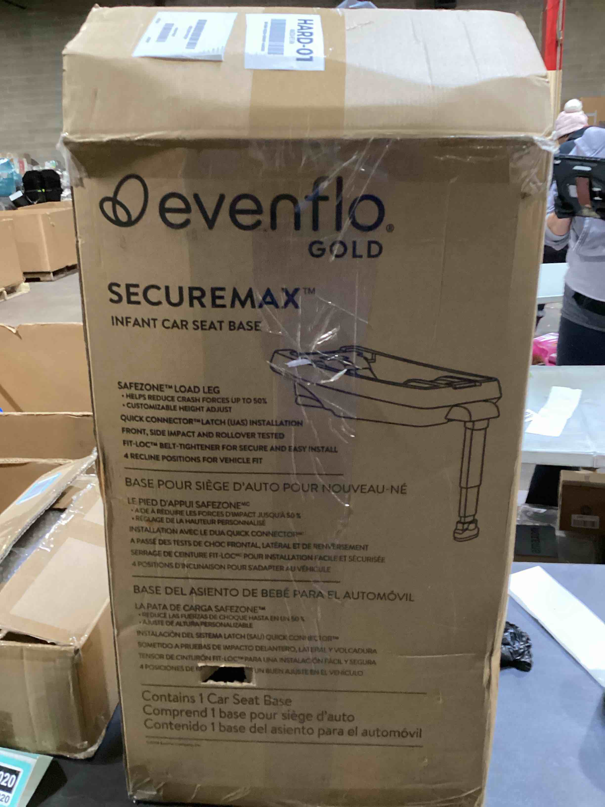 even Flo gold secure mat infant car seat base