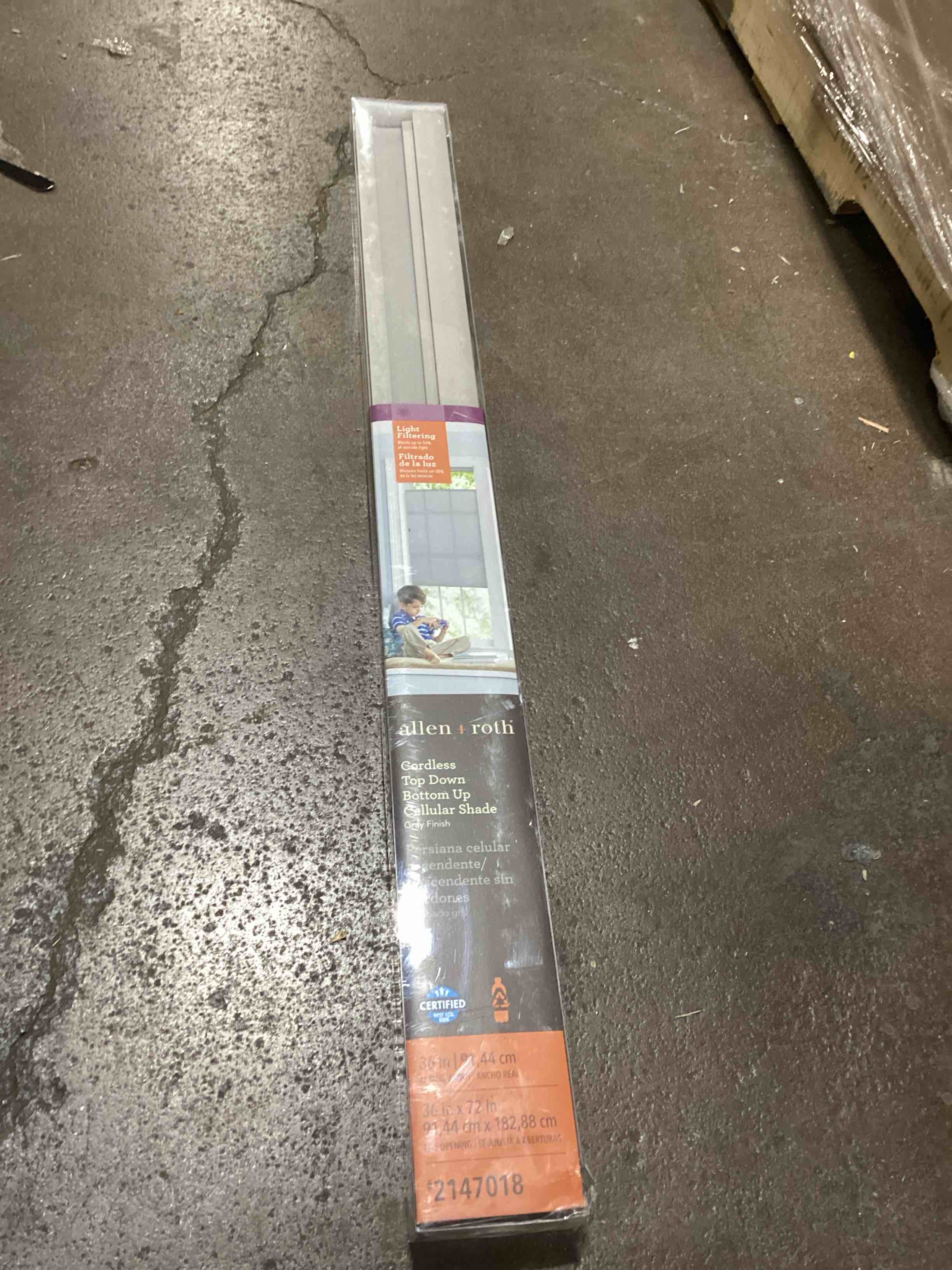 Allen + Roth Cordless Top Down Bottom Up Cellular Shade