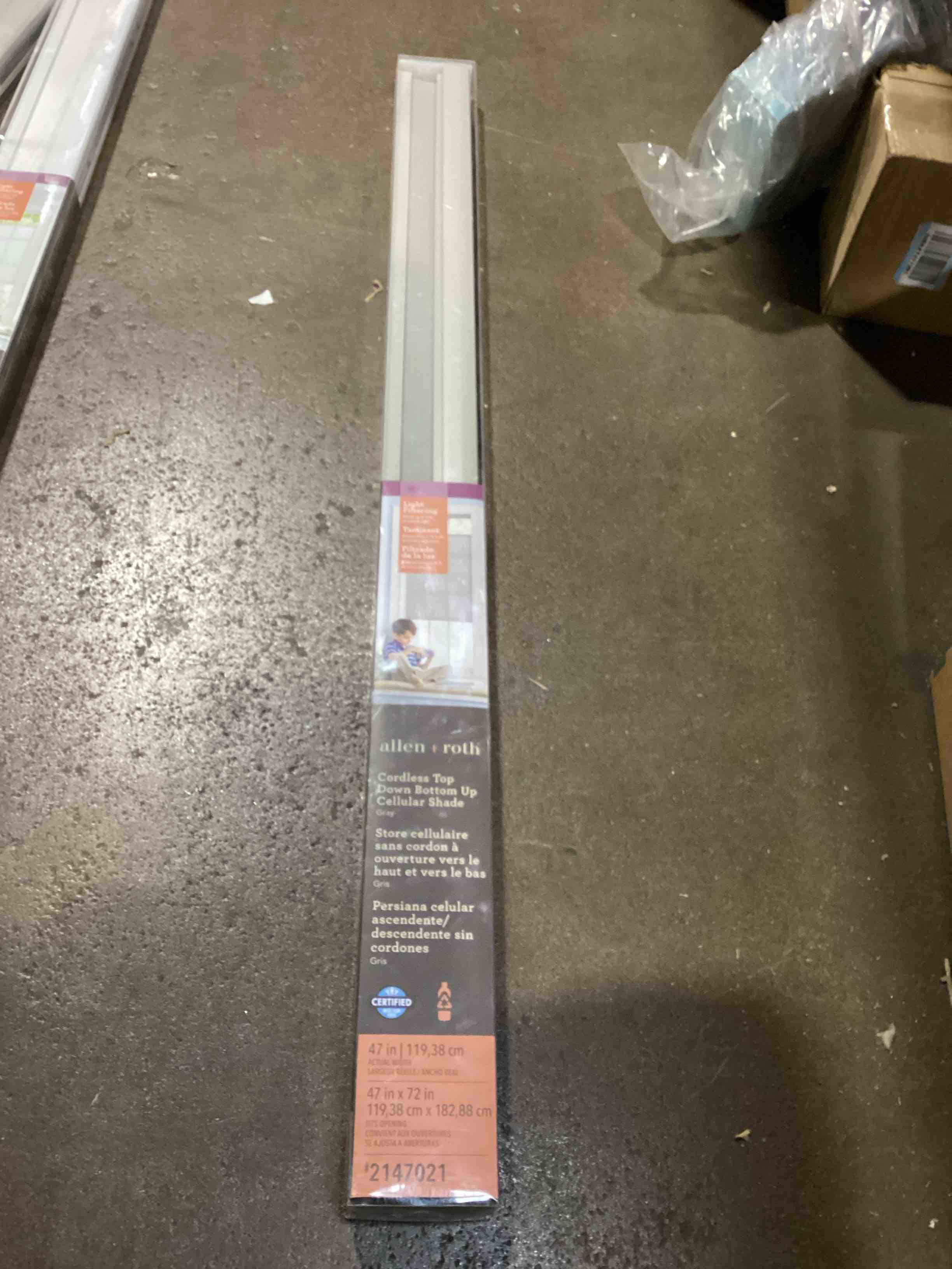 Allen + Roth Cordless Top Down Bottom Up Cellular Shade