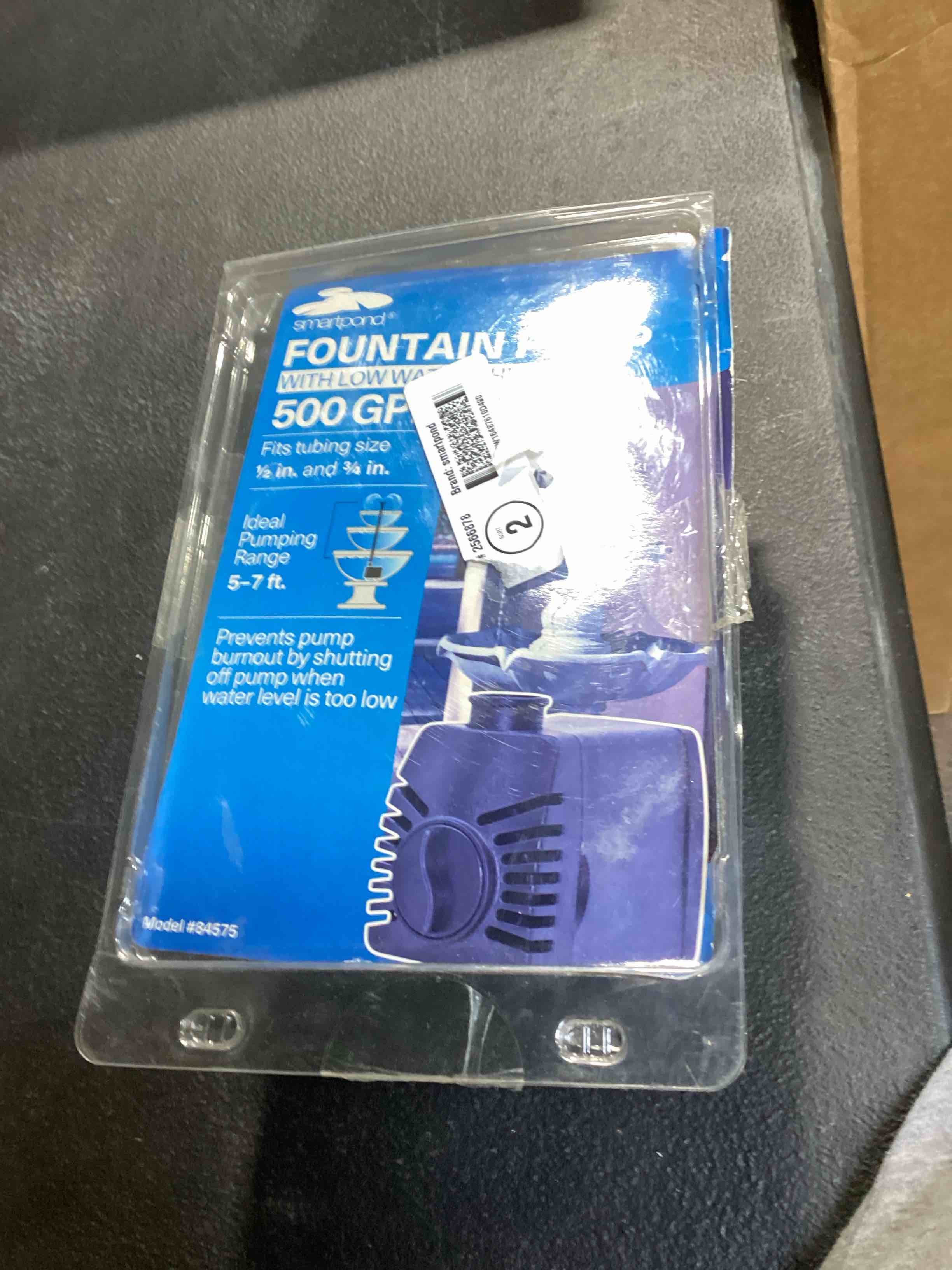 SmartPond Fountain Pump With Low Water Shutoff 500gp