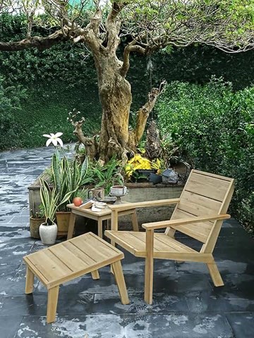 Diane Solid Wood Bistro Arm Chair