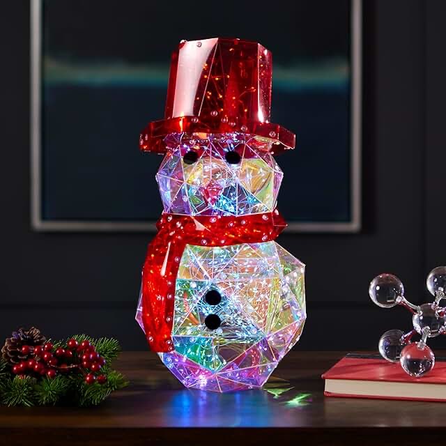 Snowman Lighted Display