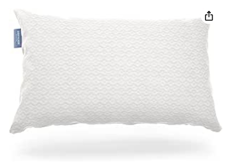 As Seen on TV Miracle Bamboo Pillow, Queen Shredded Memory Foam Pillow with Viscose From Bamboo Cover