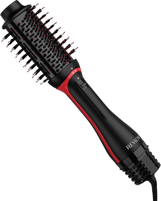REVLON One-Step Volumizer PLUS 2.0 Hair Dryer and Hot Air Brush, Black