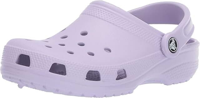 Crocs Unisex-Adult Classic Clogs (Best Sellers), Lavender, 9 Men/11 Women
