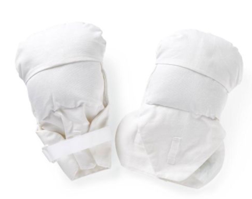 Medline Safety Hand/Finger Protector Mitt Safety-Check 1Pr