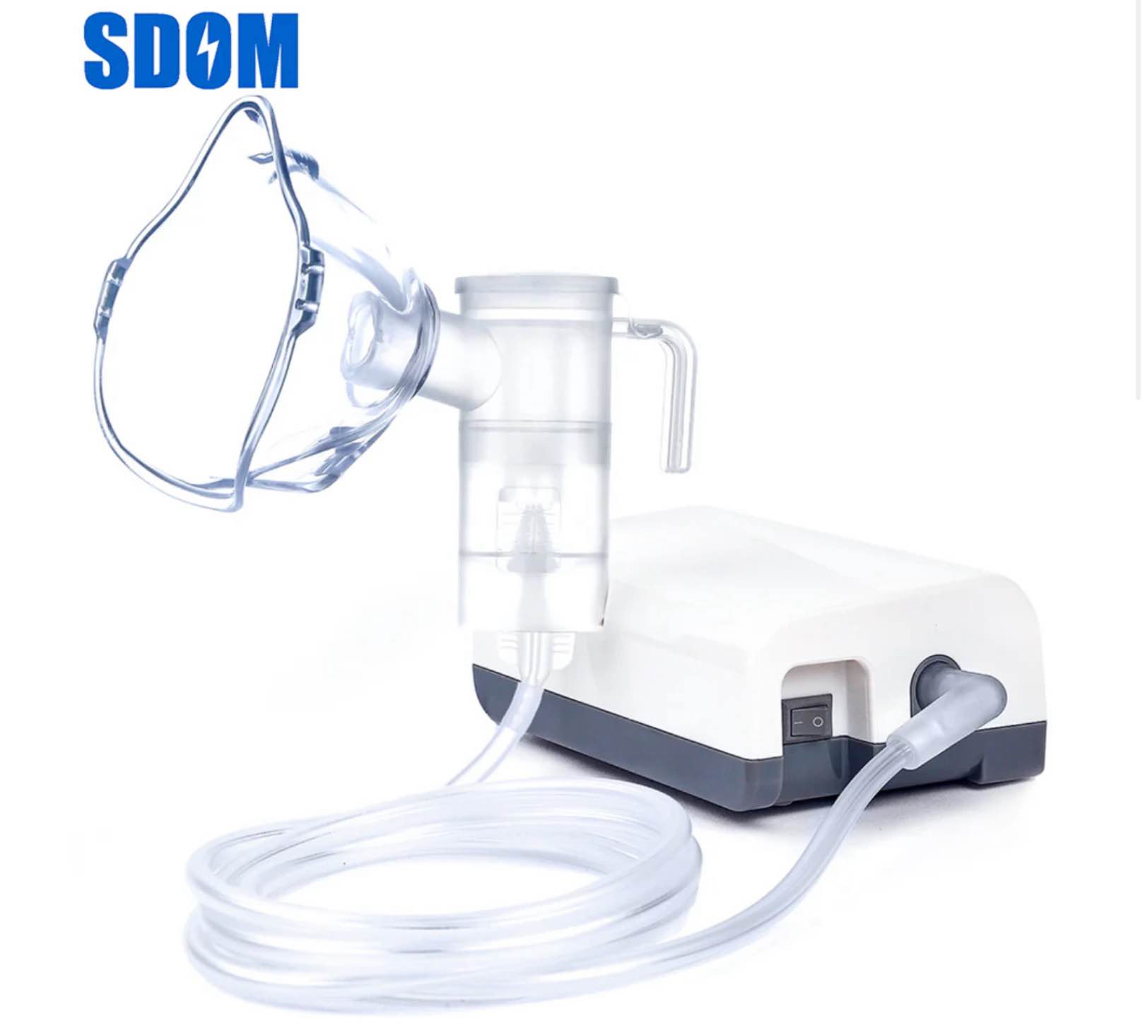 SDOM DESKTOP PORTABLE COMPRESSOR NEBULIZER FOR KIDS ADULT HOME USE TRAVEL WITH A SET OF ACCESSORIES