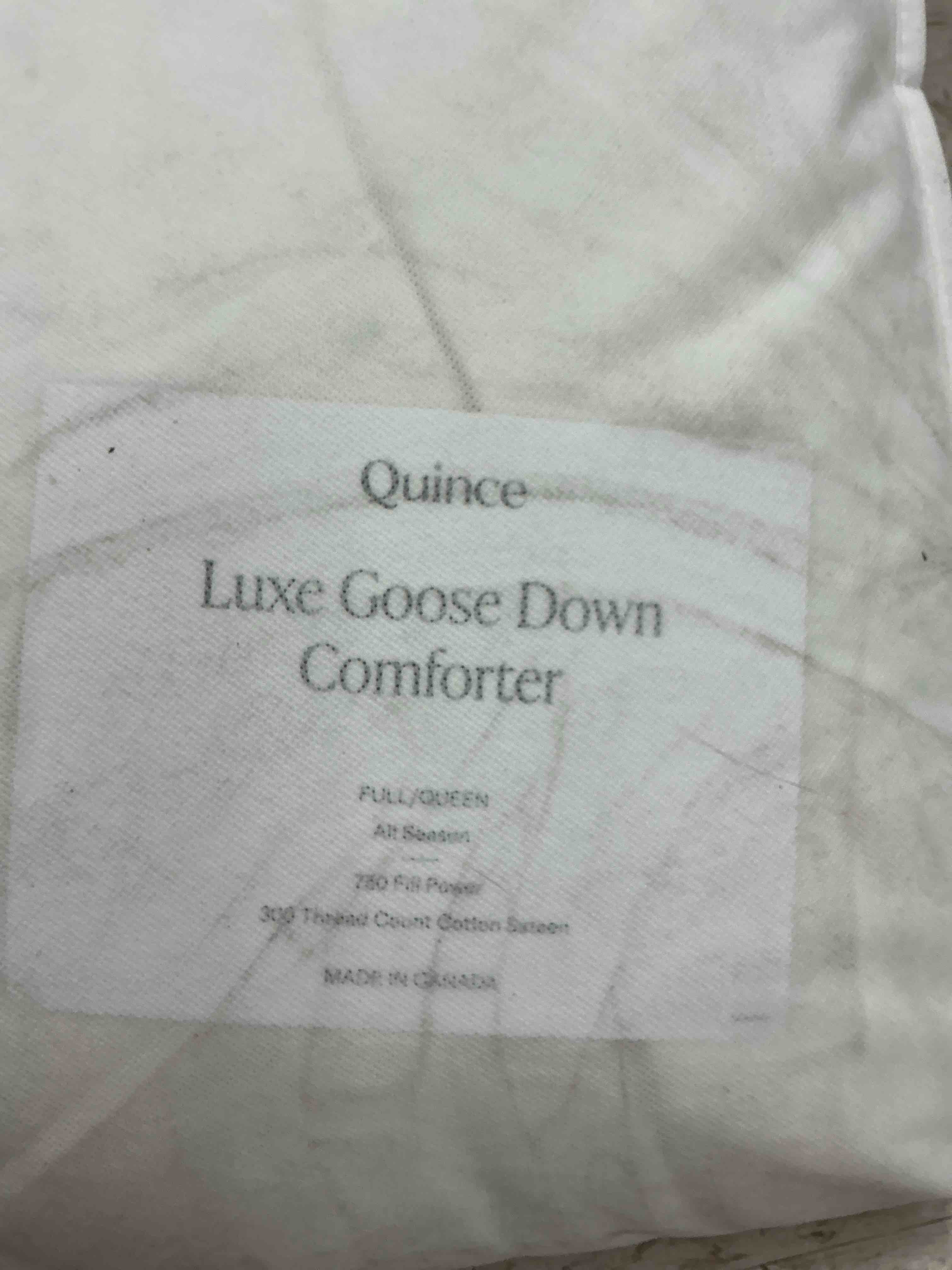 quince standard comforter