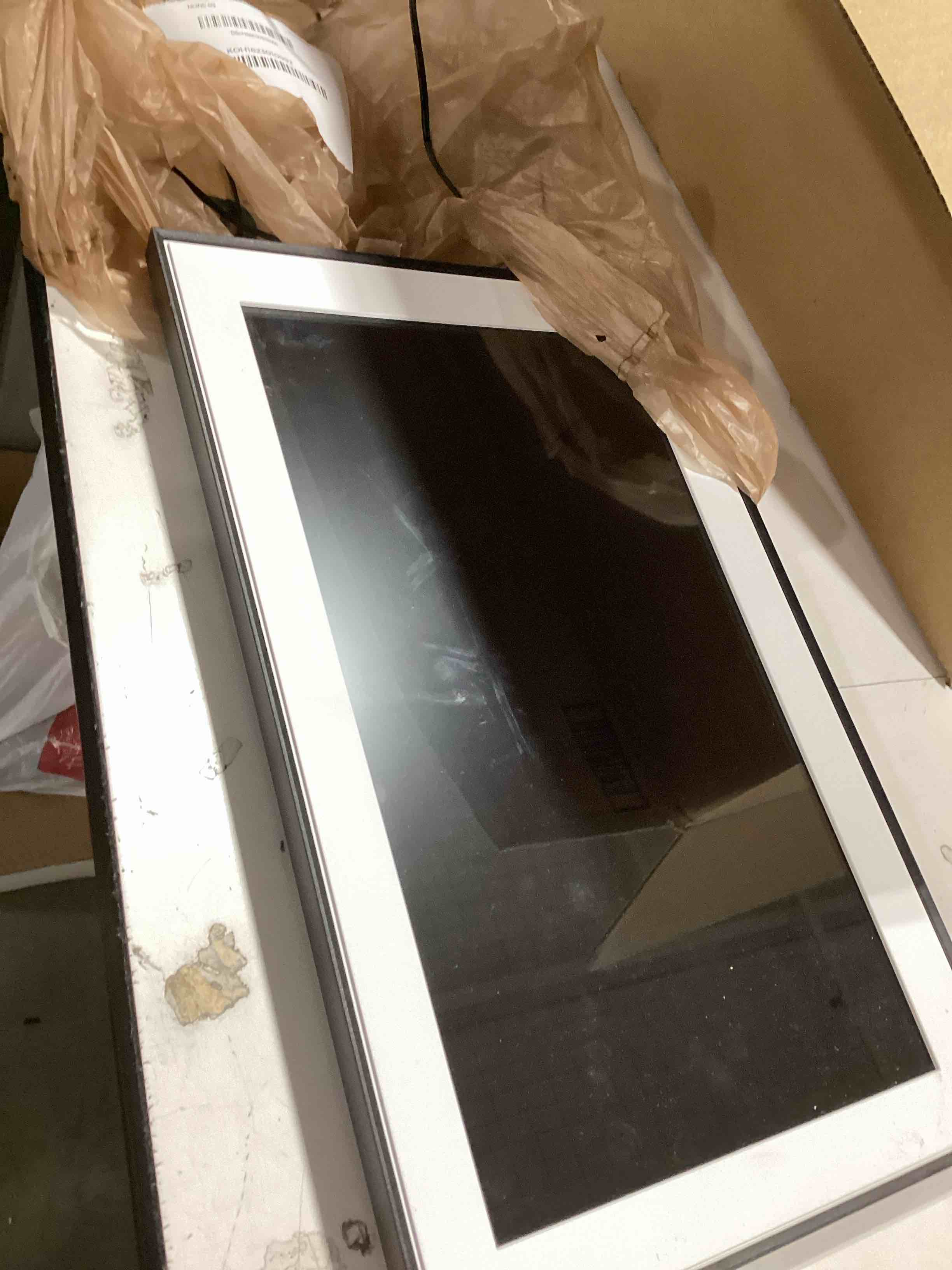 Condition photo showing As Is for Dragon Touch 15.6 Inch Large Digital Picture Frame - WiFi Digital Photo Frame with 32GB Storage, FHD 1080P Touch Screen, Auto-Rotate, Share Photos/Videos Instantly via Free App Best Gifts for Mom