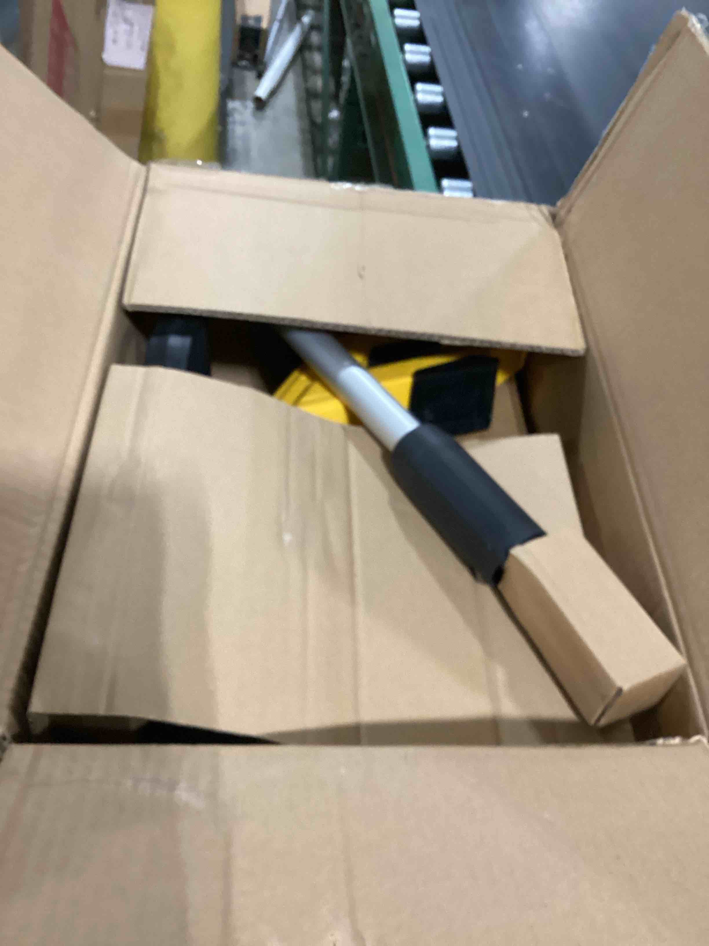 Condition photo showing As Is for LIVOWALNY Electric Cordless Snow Shovel Compatible with Dewalt 20V Battery, 12"x6" Clearing Path Lig