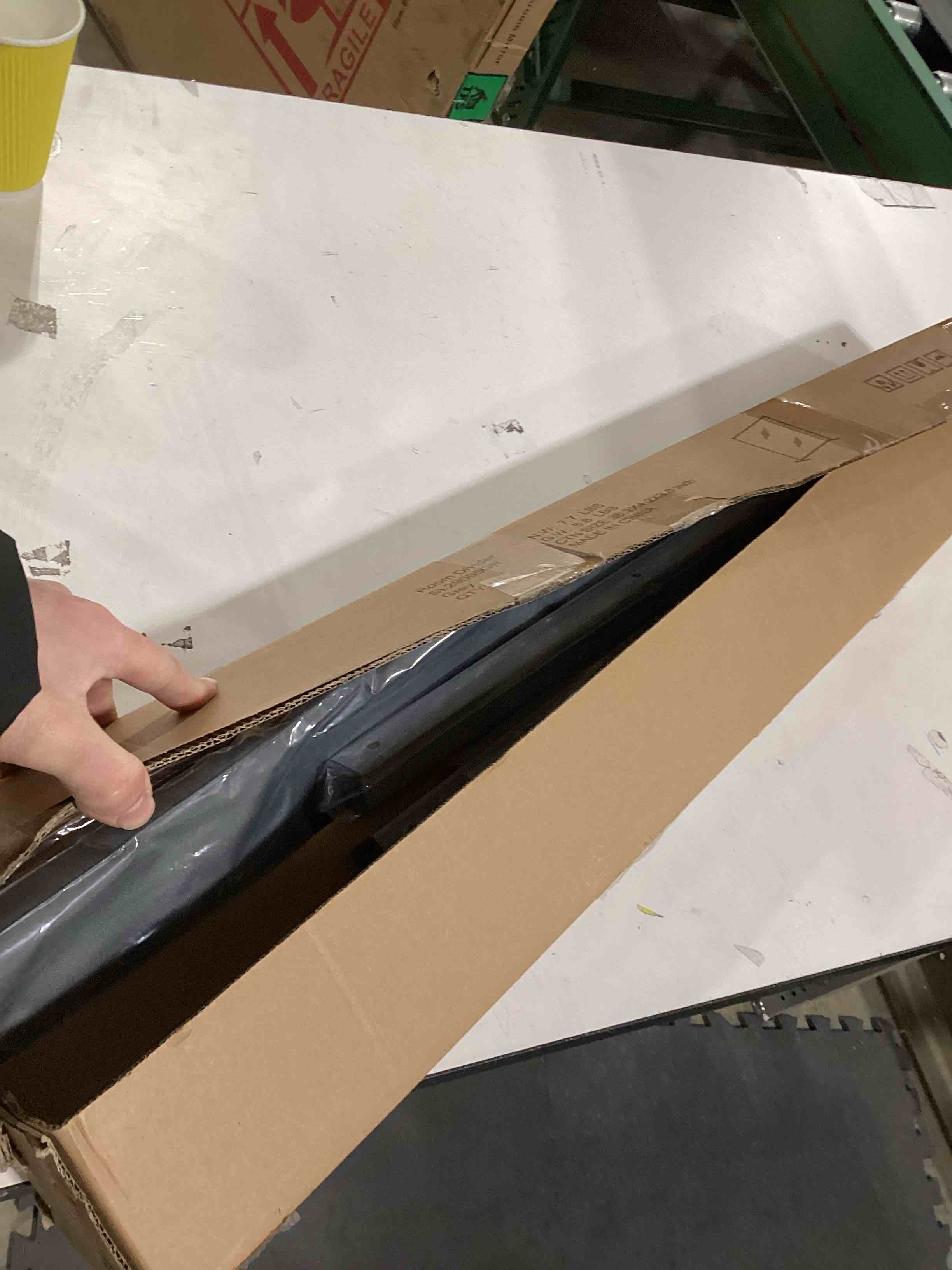 Condition photo showing Good Condition for RANTILA Single Large Panel Room Divider, Privacy Screen for Office, Partition Separators, Freestandi