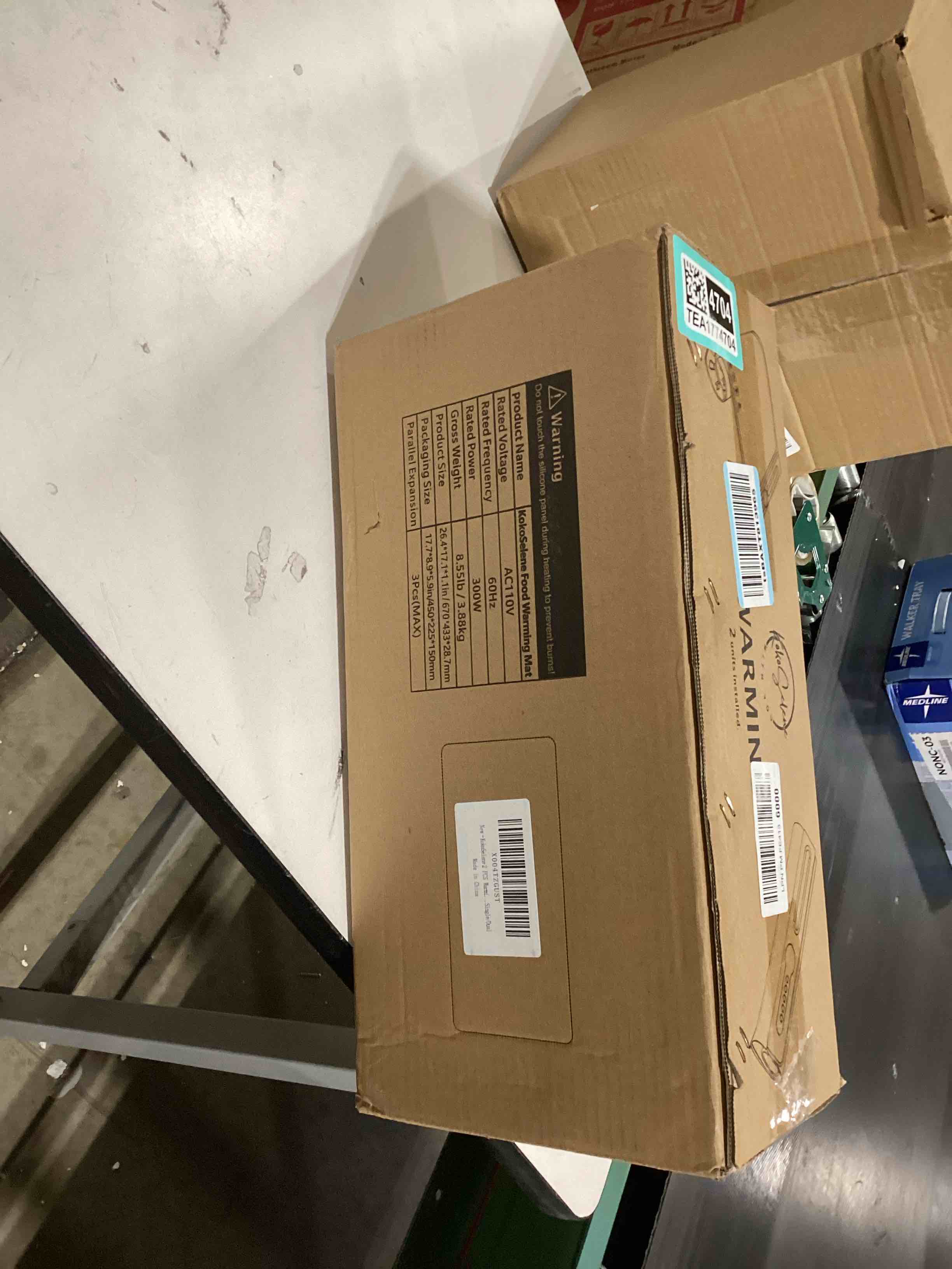 KokoSelene Food Warming Mat, Dual-Zone Heating Mat for Food with 7 Temp & Timer, 10s Fast Heat Flexi