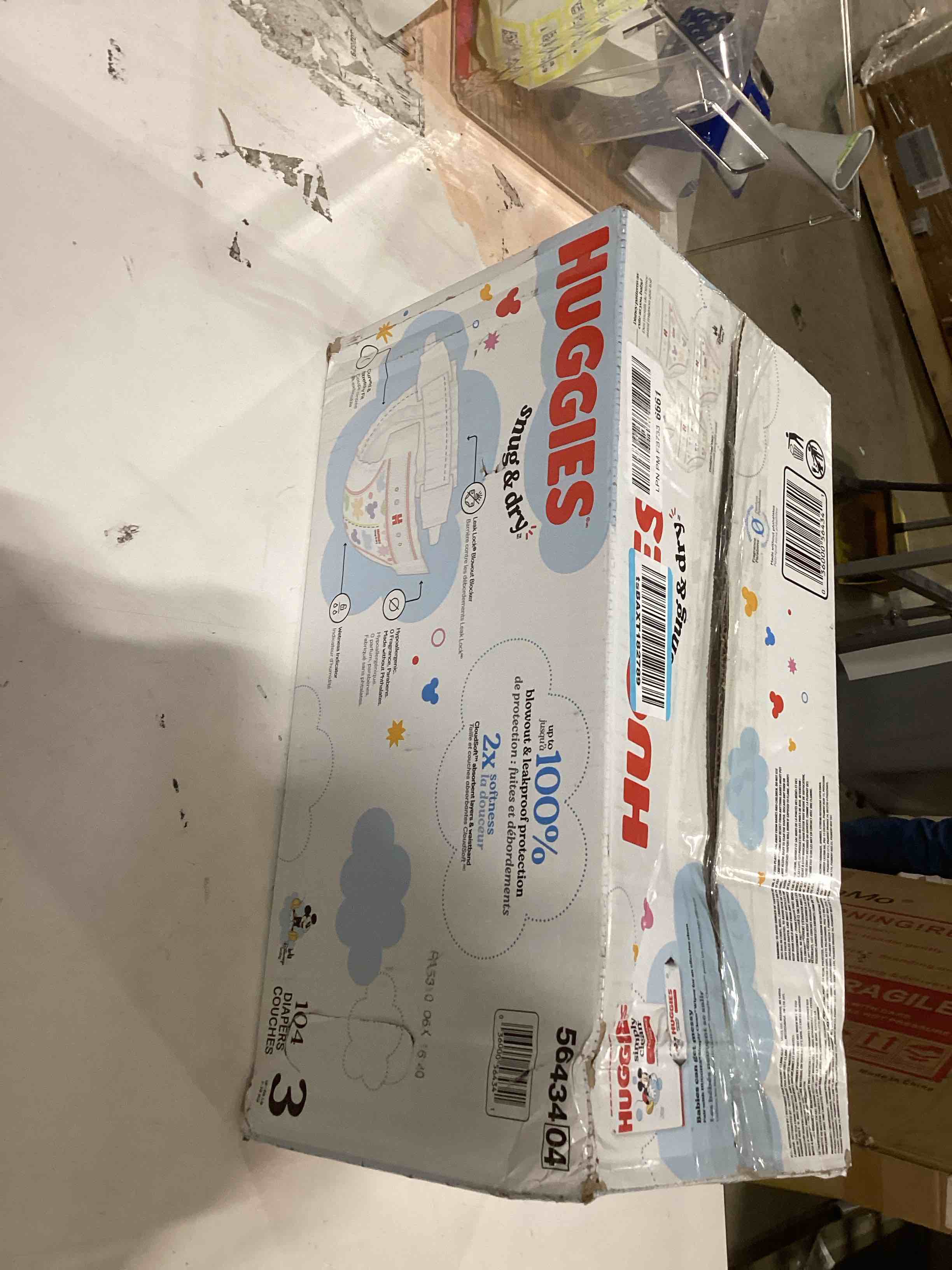 HUGGIES SNUG&Dry GIGA Diaper SZ3 104