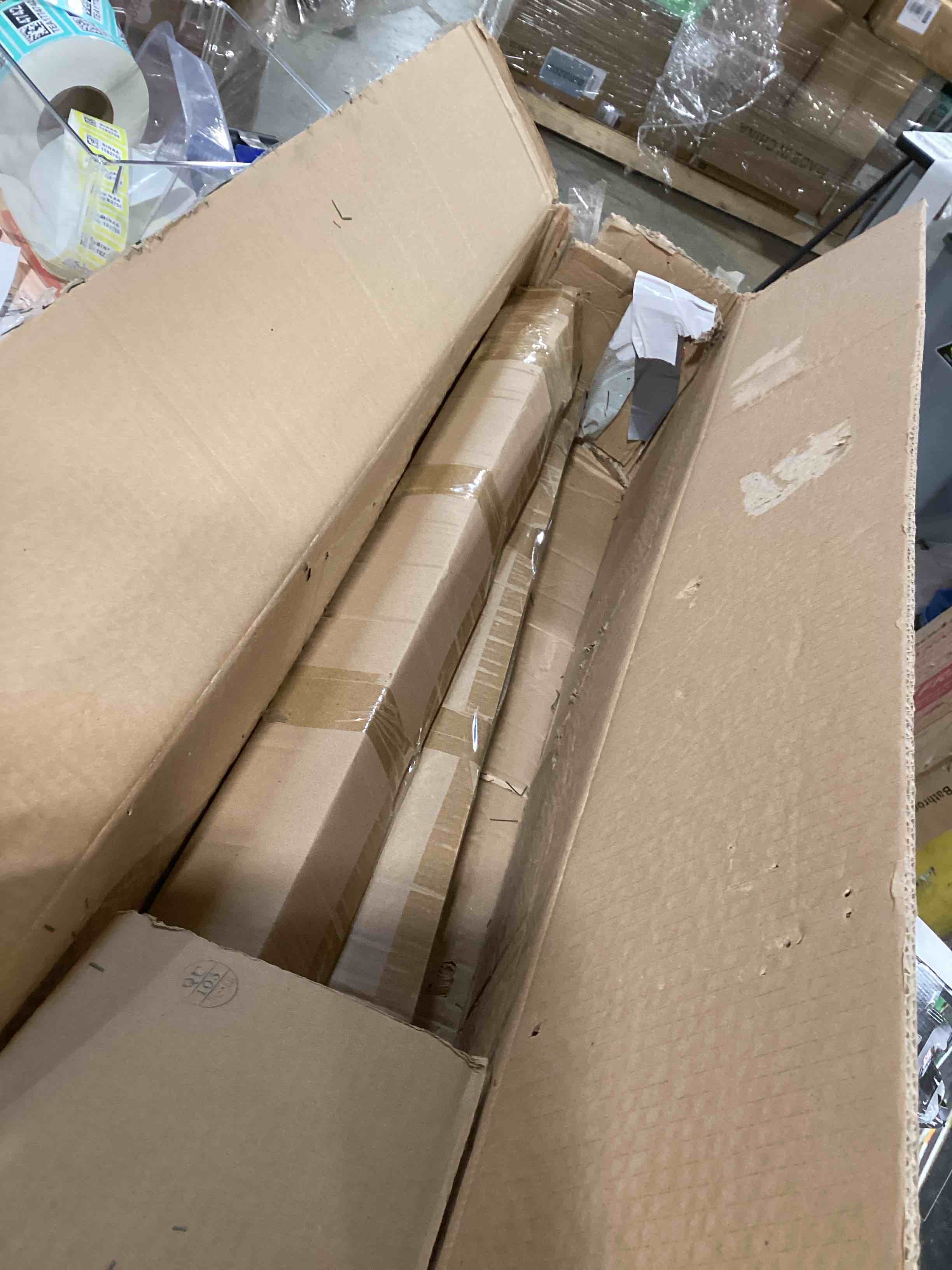 Condition photo showing As Is for THMOOTHER 20-Pack 3.3FT 1Meter V Shape LED Strip Aluminum Channel Diffuser System, Extruded Alu Trac