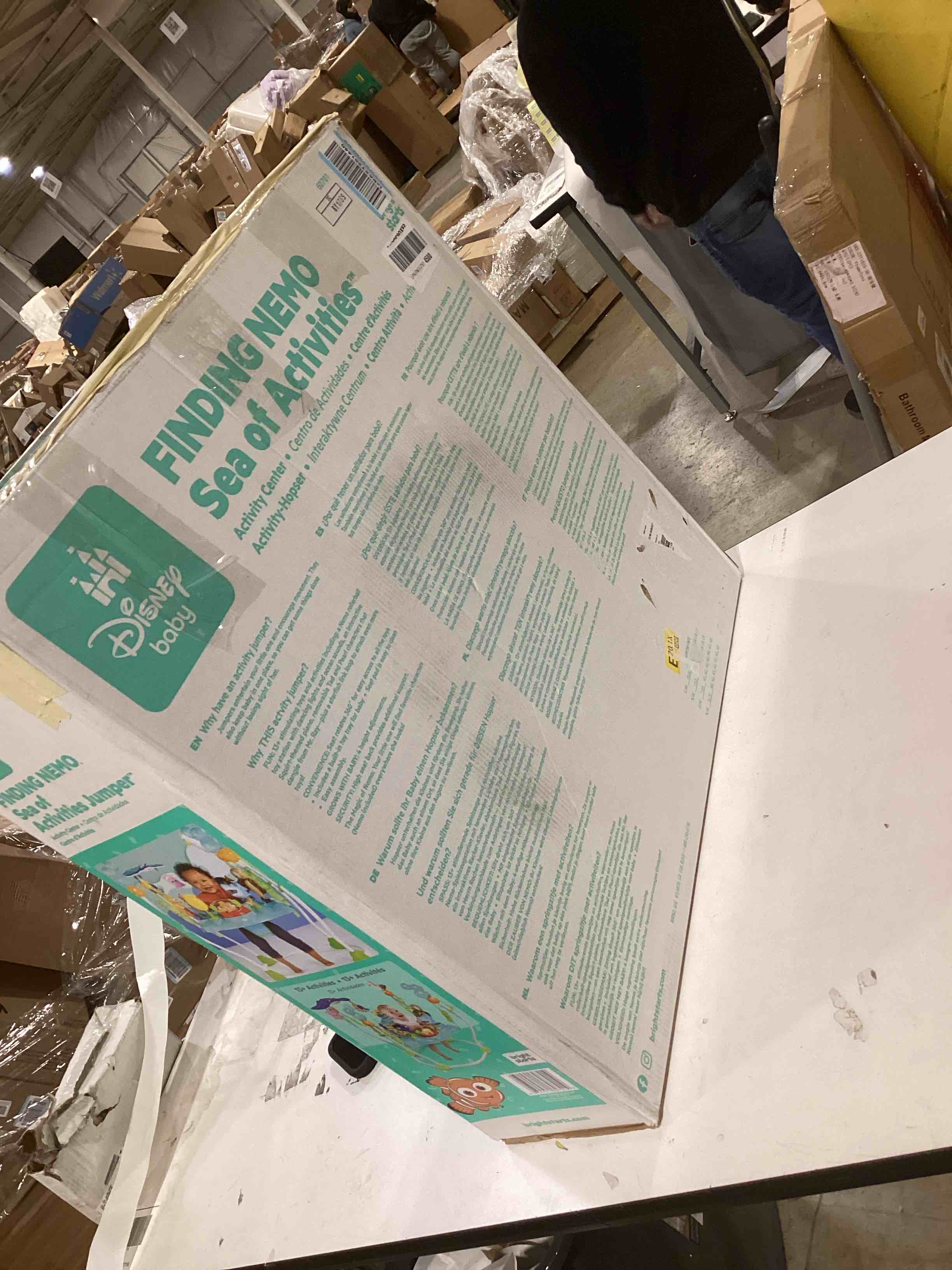 Bright Starts Disney Baby Finding Nemo Sea of Activities Baby Activity Center Jumper with Interactiv