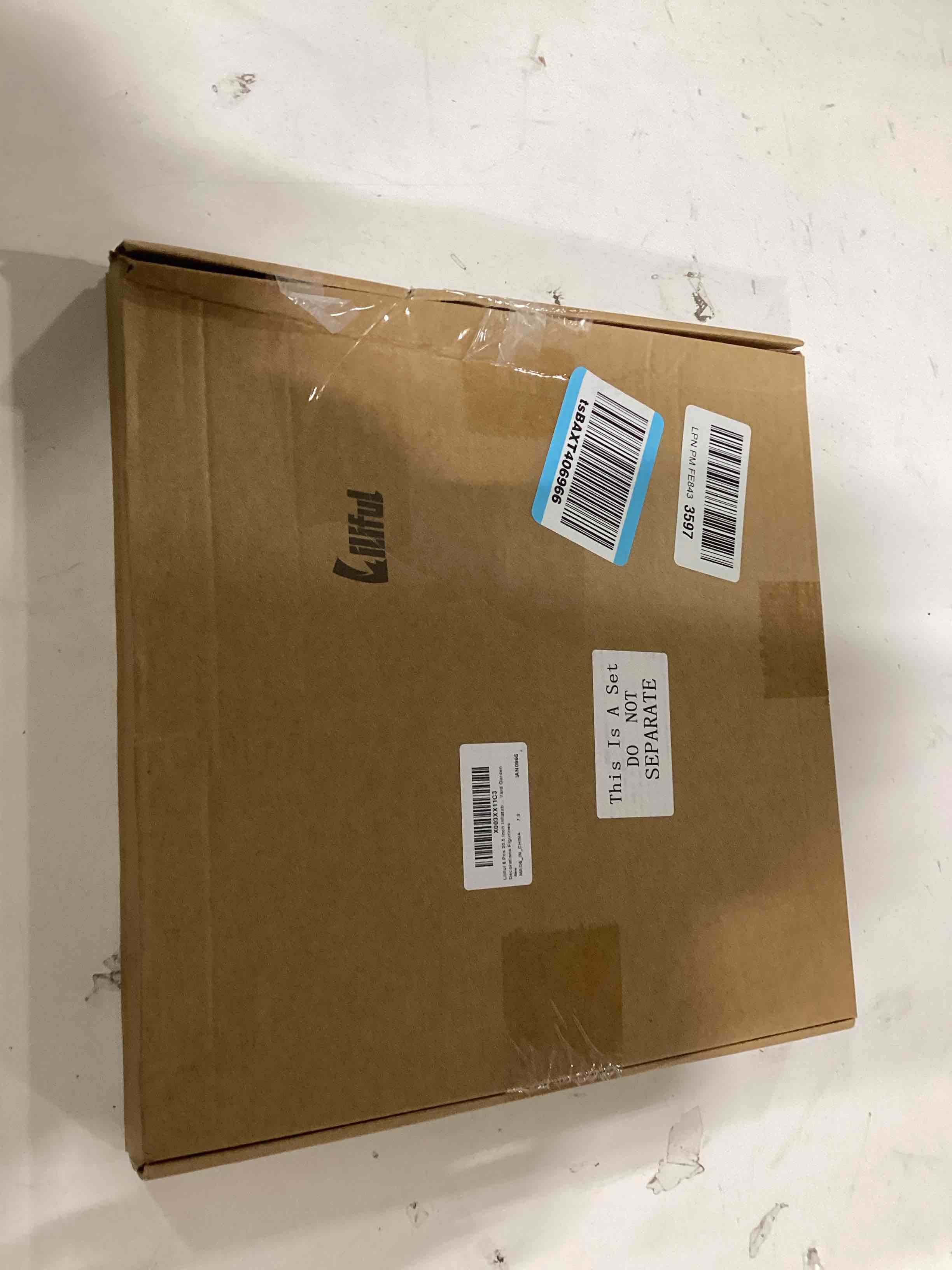 Condition photo showing As Is for Liliful 1.67 ft Inflatable Penguins Inflatable Animals Decorations Indoor Blow Inflatable Penguins for Pool Penguin Party Aquarium Decoration