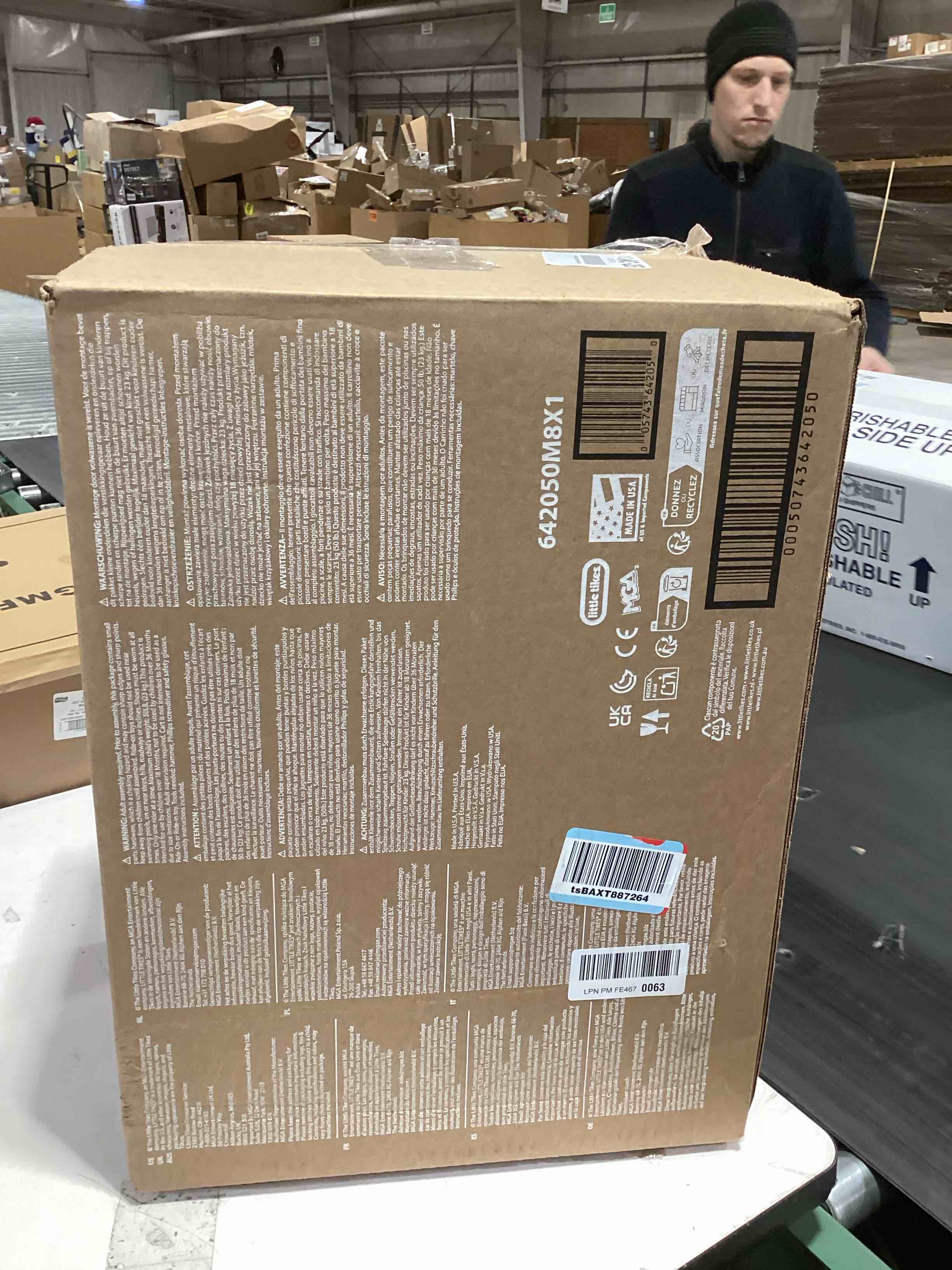 Condition photo showing Good Condition for Little Tikes Tractor & Cart, Foot-to-Floor Ride-On, for Boys and Girls Ages 1-5 Years