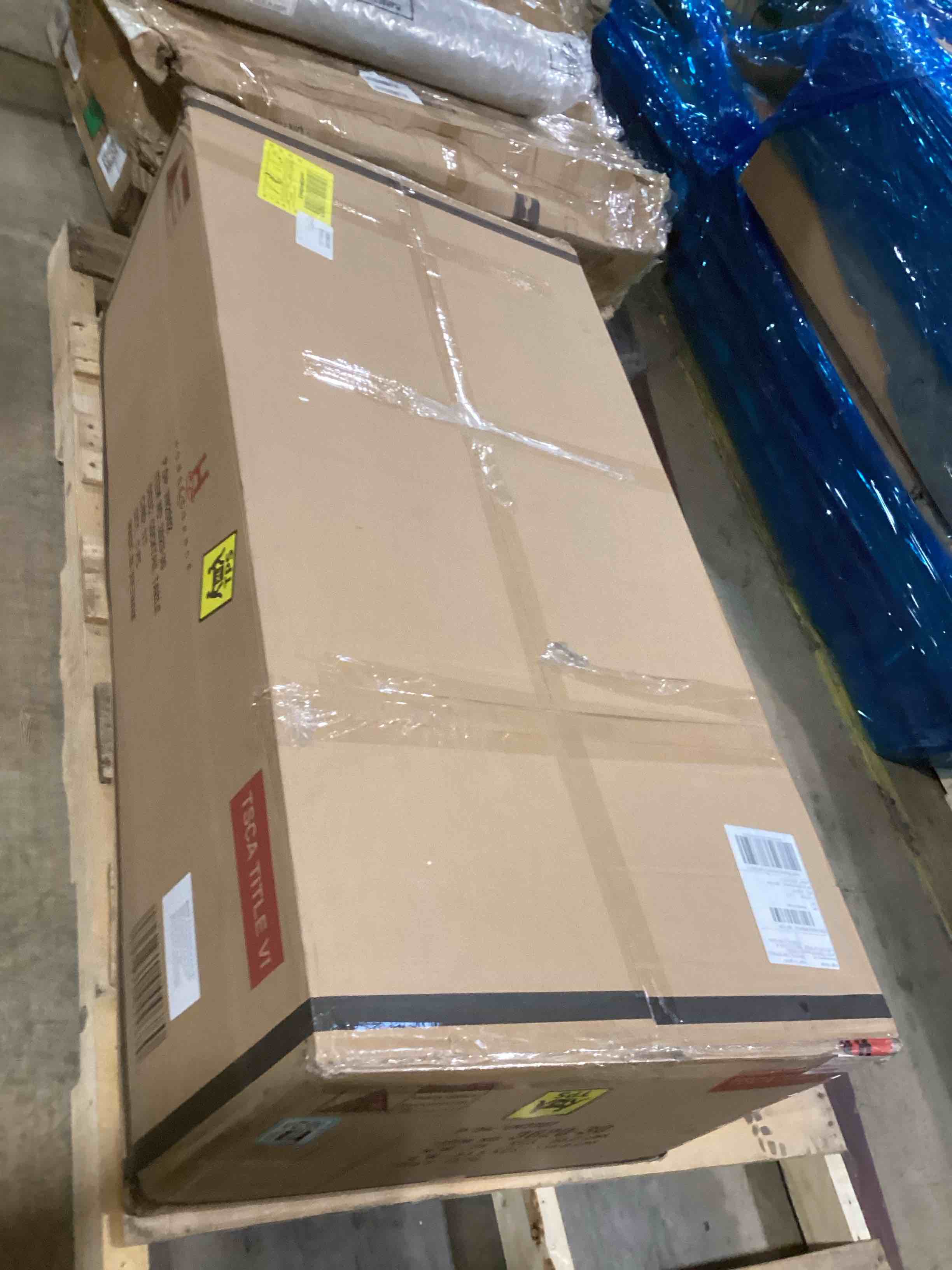 Condition photo showing Good Condition for Lexicon Whitley Wood 2 Drawer Coffee Table in Brown