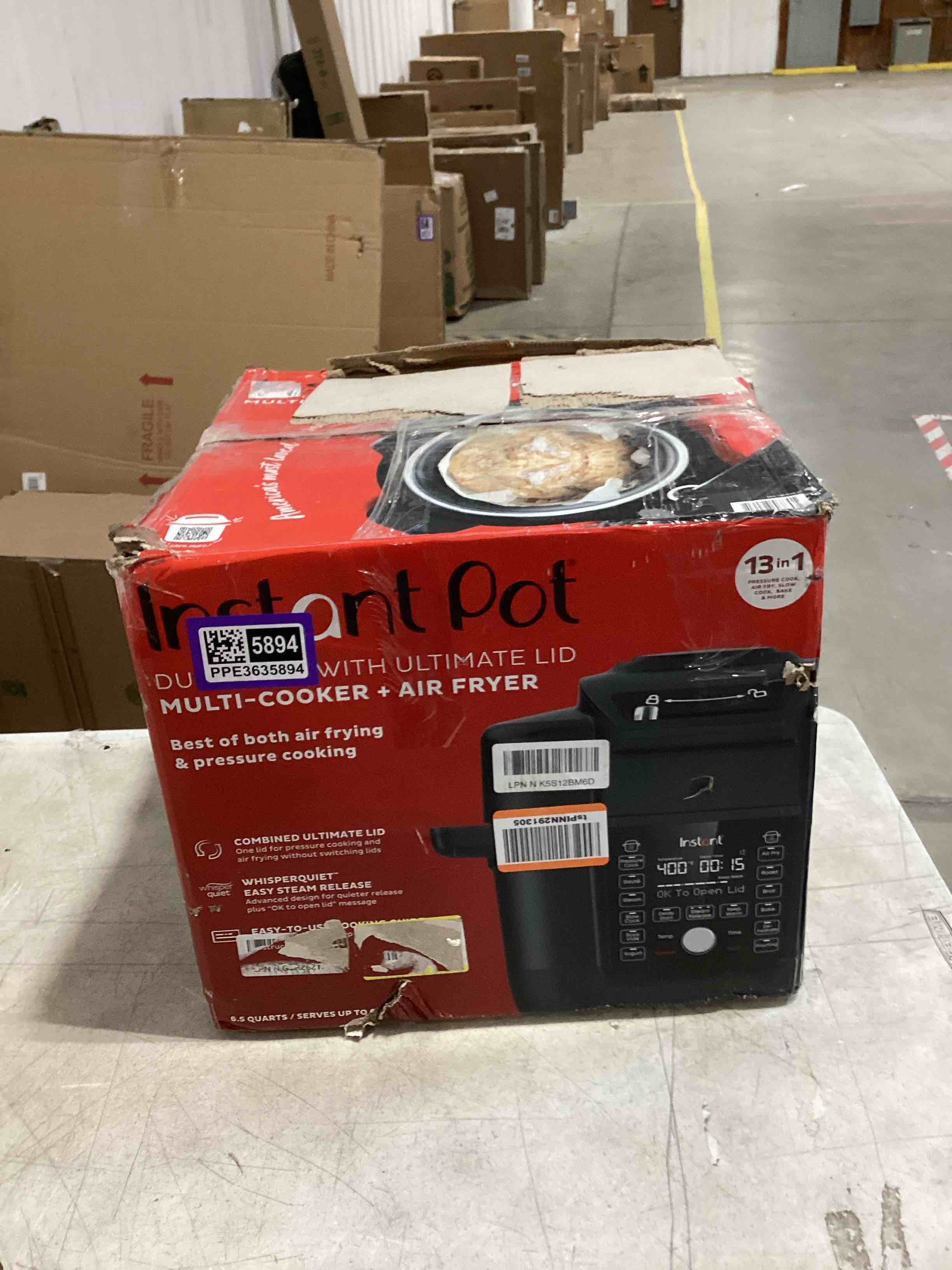 midea 12-in-1 electric pressure cooker, 6 quarts, 12 presets, multi-functional programmable slow cooker, rice cooker, steamer, sauté pan, yogurt maker, and more, stainless steel