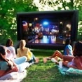 Inflatable 10.6' Outdoor Screen with Built-In Stand