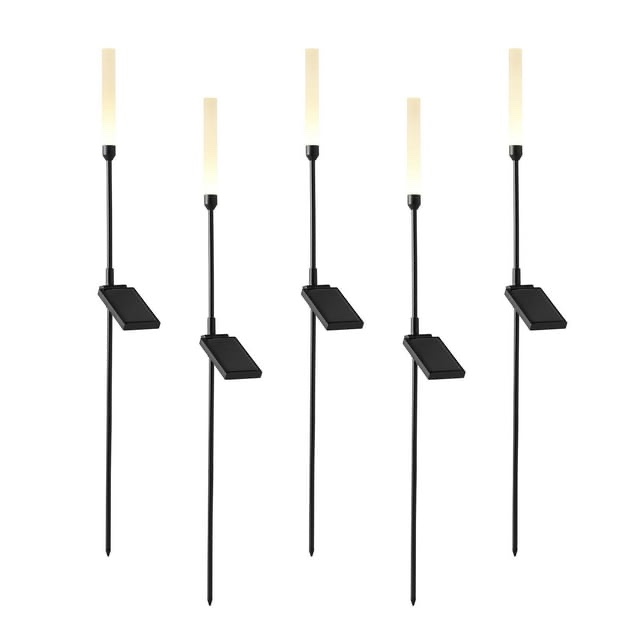Assorted Reed LED Solar Landscape Accent Lights,