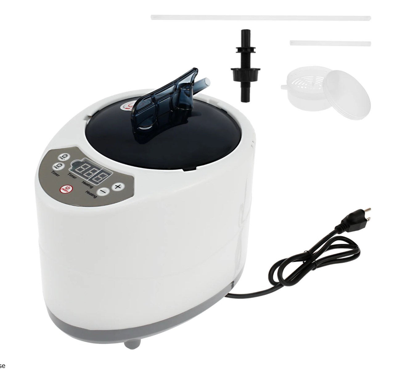 Toorise Sauna Steamer Machine 1000W US 3L Large Capacity Steam Pot Generator with Protection Safe Sauna Steamer Pot Efficient Sauna Steamer for Bath Tub Sauna Room