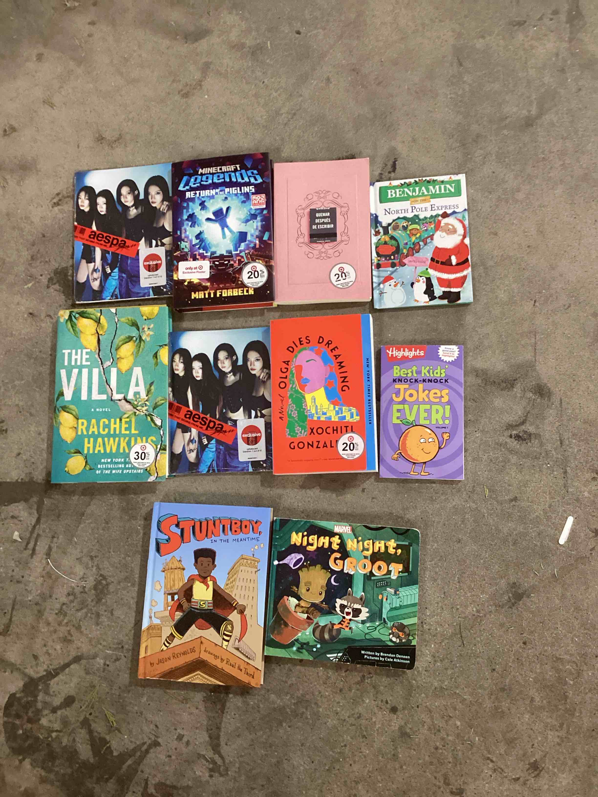Books of different