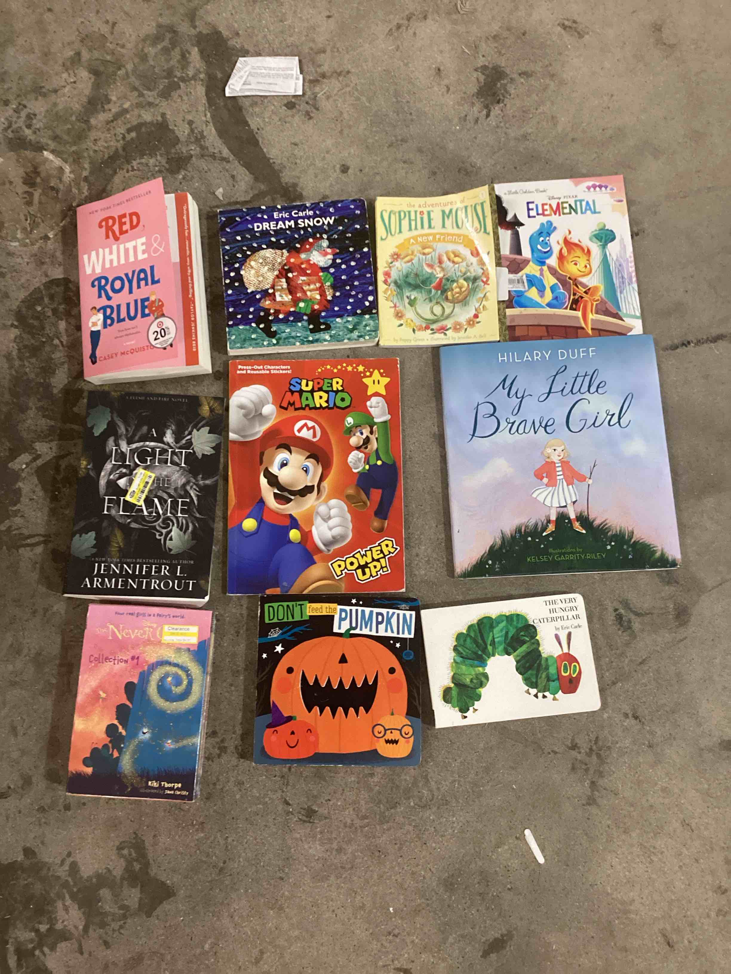 Books of different