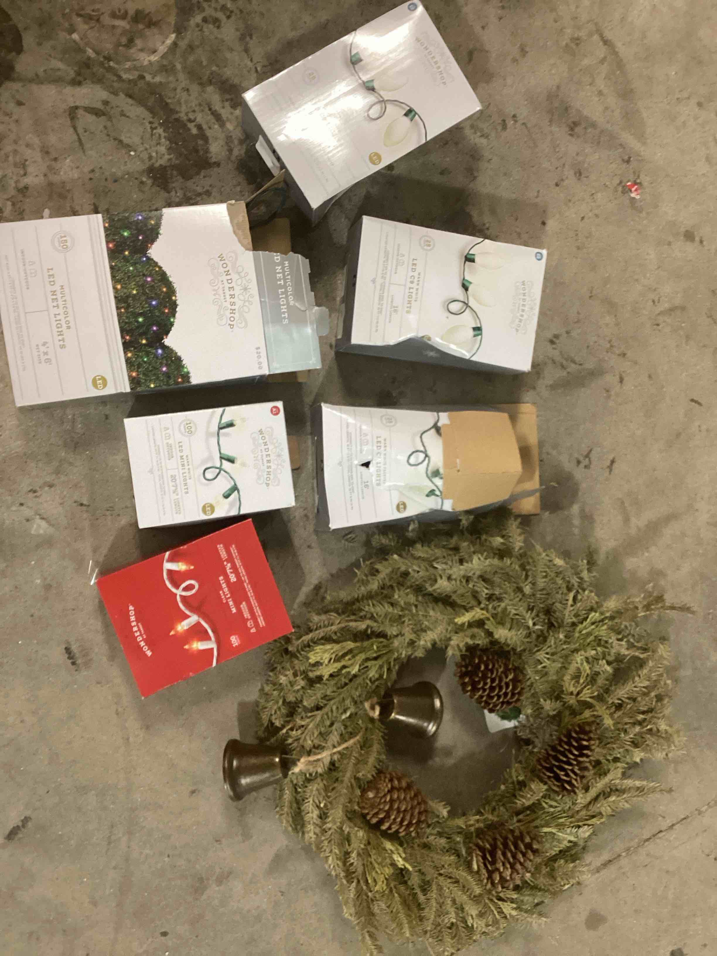 Christmas lights and decoration
