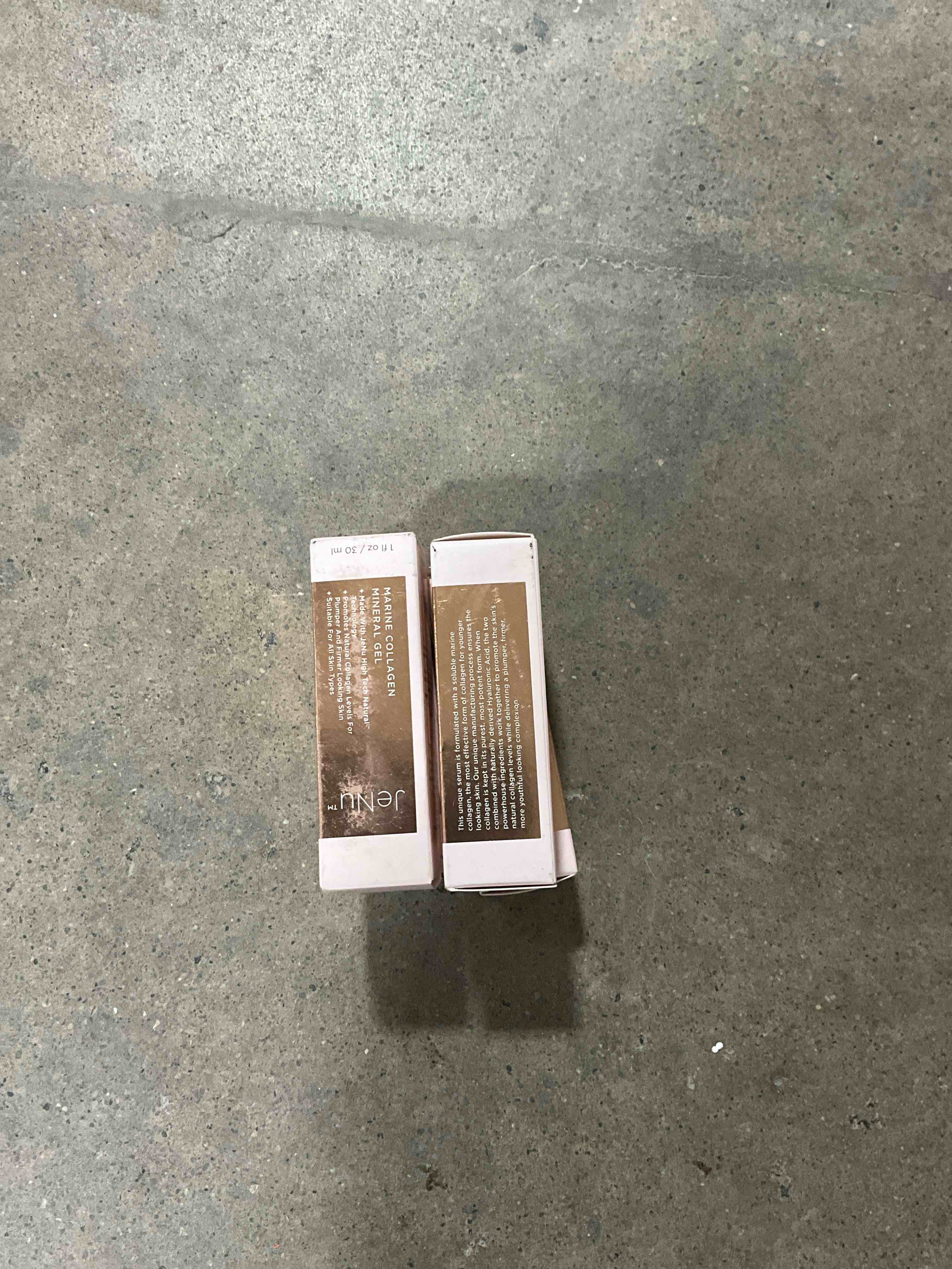 Trophy Skin JeNu Marine Collagen Mineral Gel - Skin Care Gel Serum with Hydrolyzed Collagen and Hyaluronic Acid - Skin Care for Elasticity and Help with Wrinkles - 1 fl oz