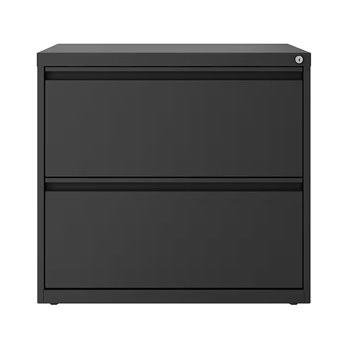 Hirsh Lateral 101 2-Drawer Lateral File Cabinet, Letter/Legal Size, Lockable, 27.75"H x 30"W x 17.63"D