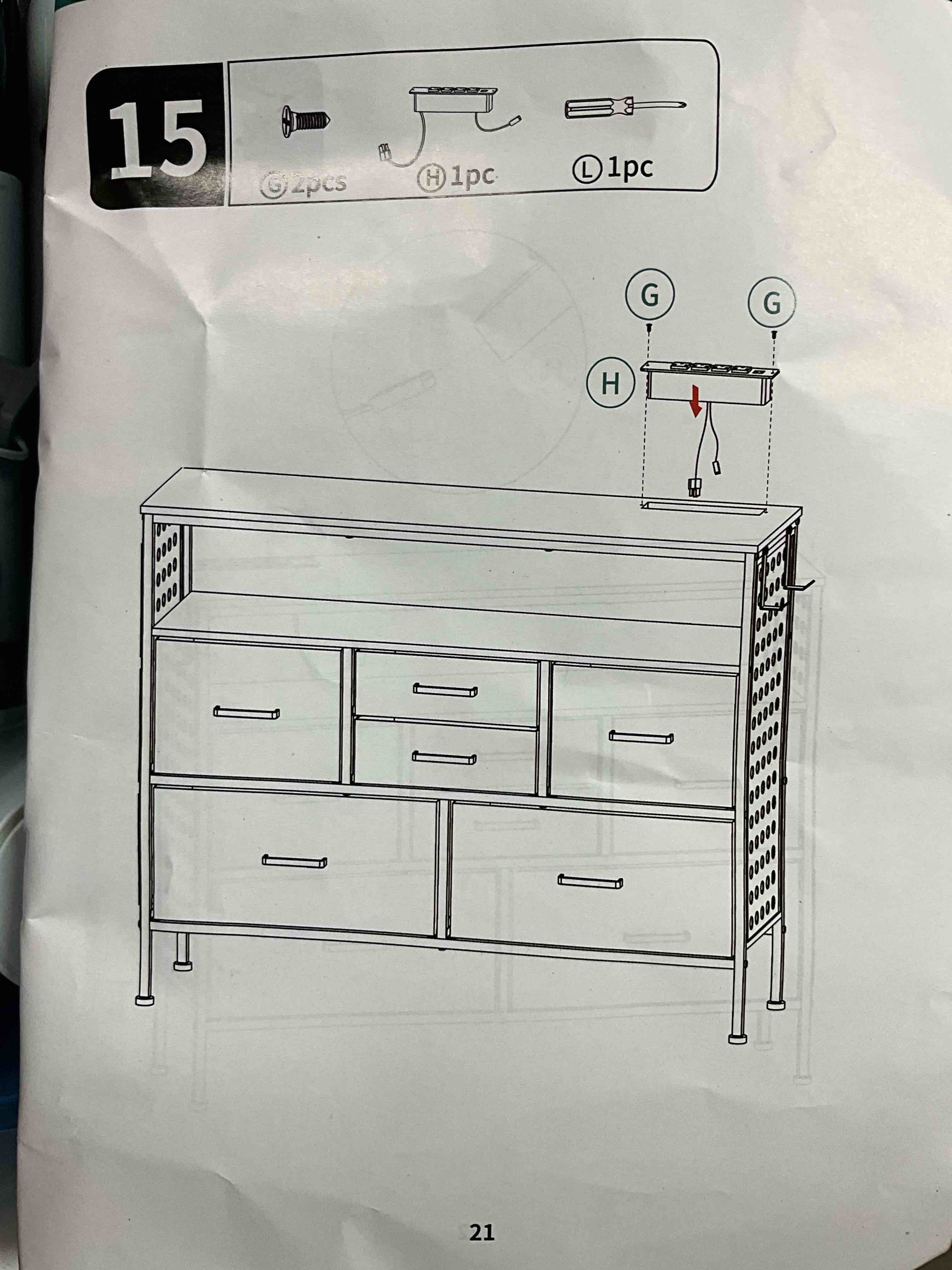 Yitahome 6 Drawers Dresser